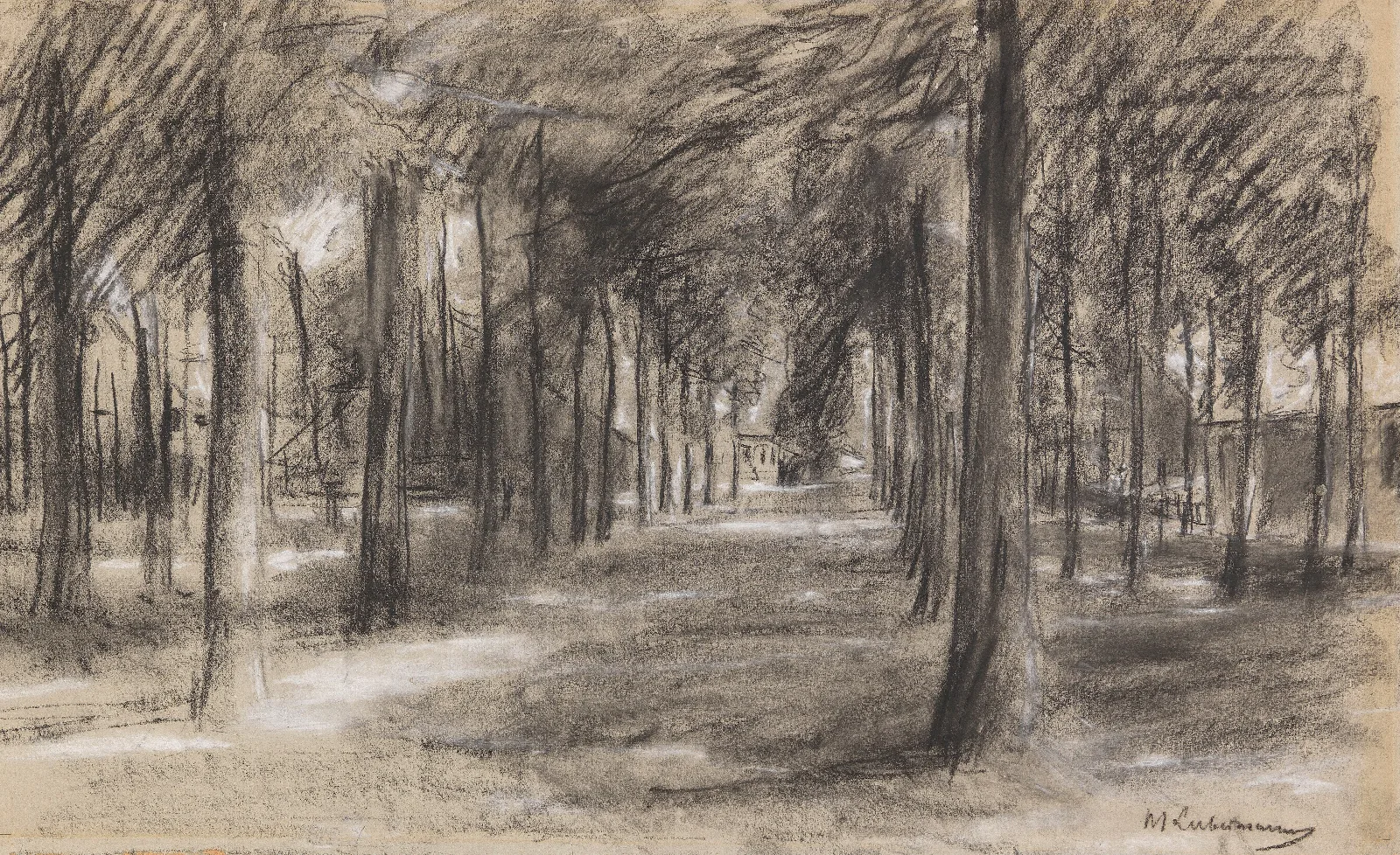Brink Dorfanger In Laren Wall Art by Max Liebermann - Canvas Print