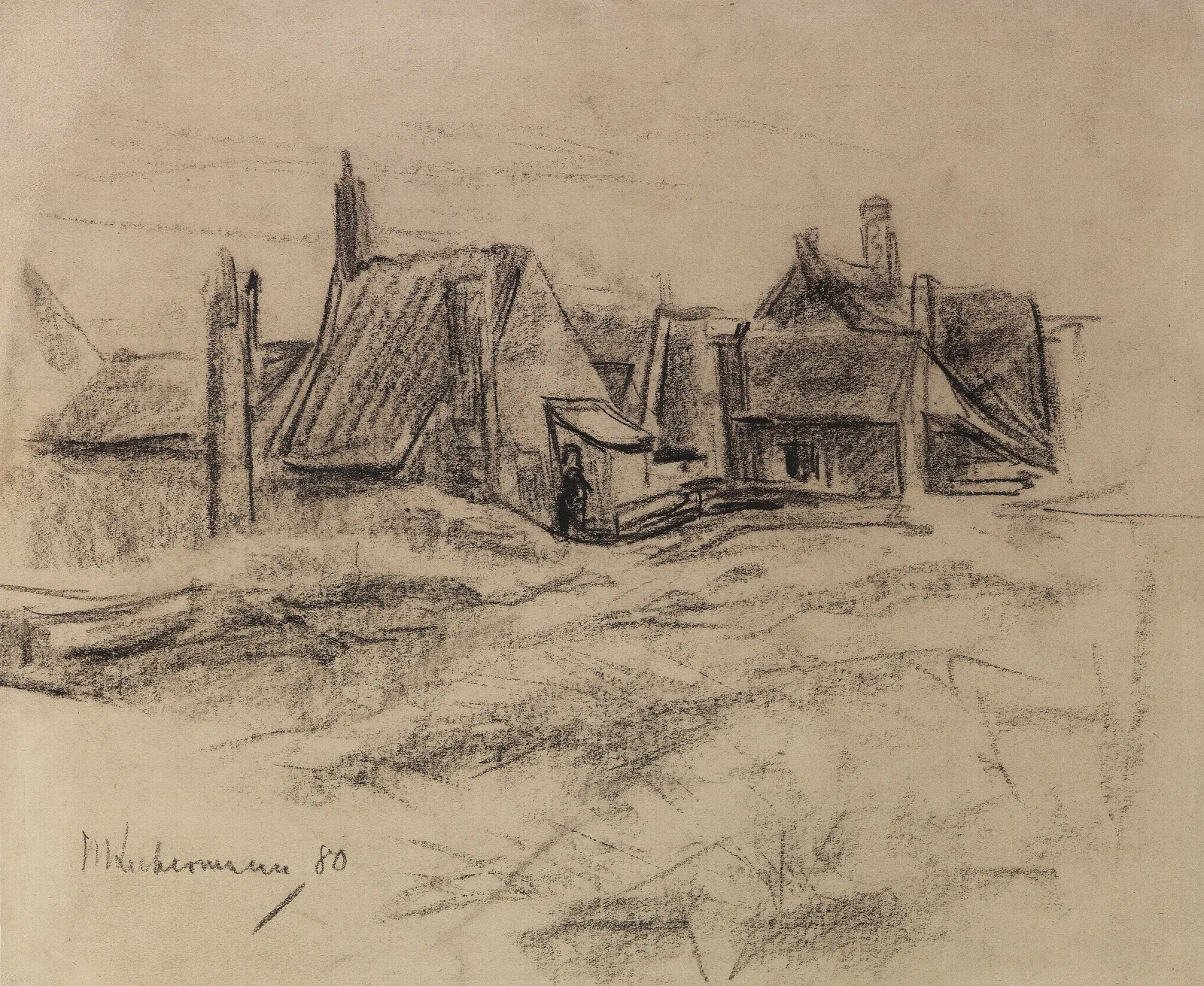 Katwijk Wall Art by Max Liebermann - Canvas Print