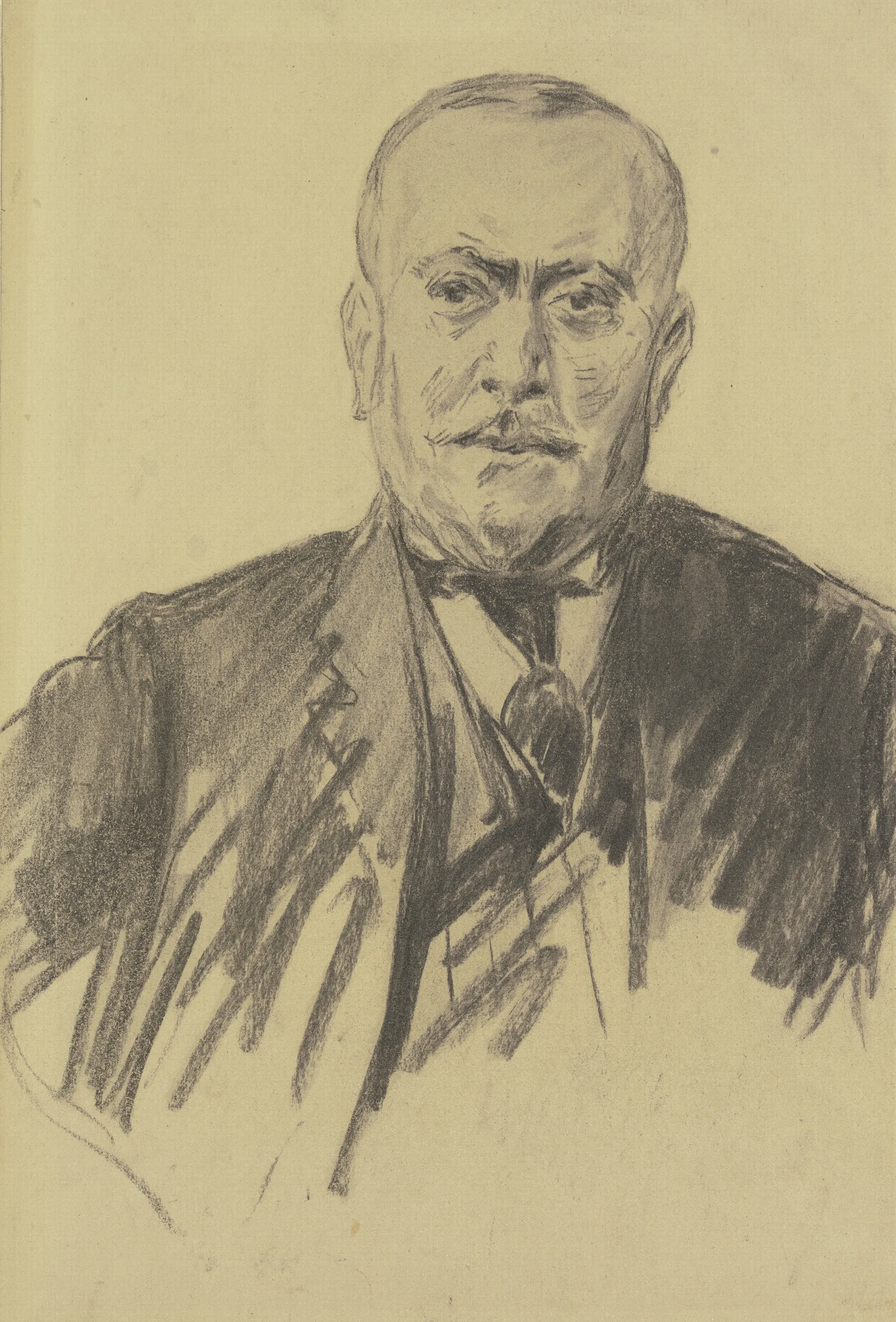 Portrait Of A Man 388 Wall Art by Max Liebermann - Canvas Print