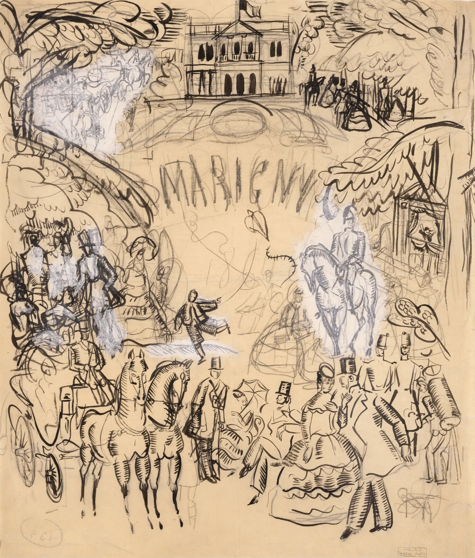 Marigny Wall Art by Raoul Dufy - Canvas Print