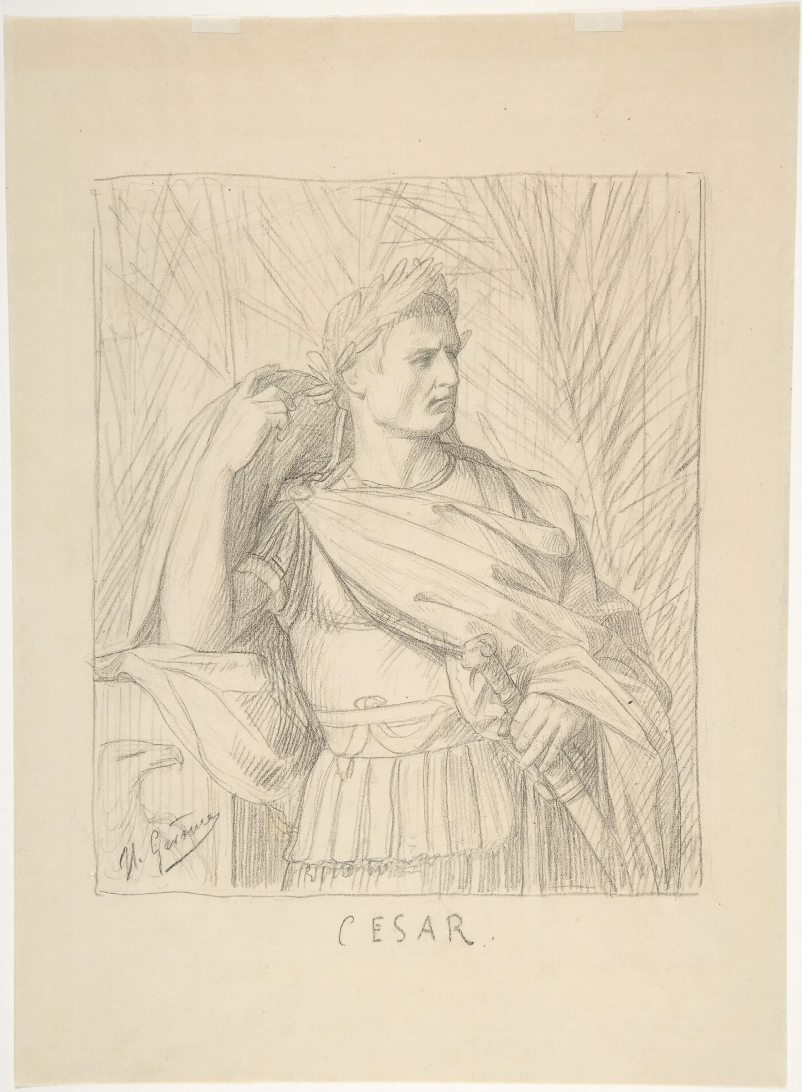 Julius Caesar Wall Art by Jean-Léon Gérôme - Canvas Print