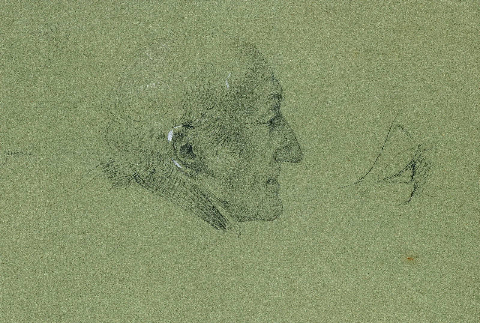 Portratstudie Zur Heimkehr Des Landwehrmannes 1820 Wall Art by Johann Peter Krafft - Canvas Print