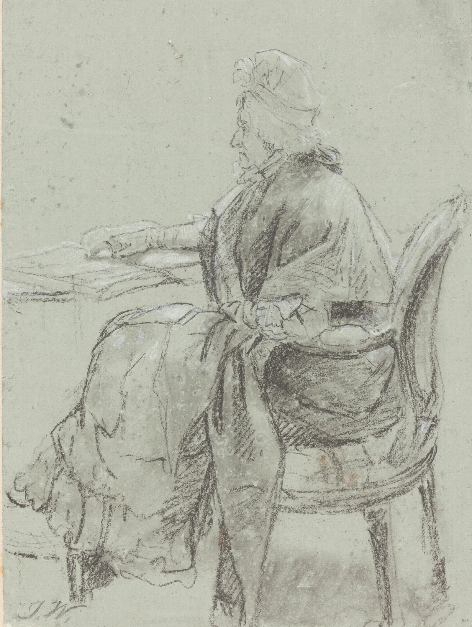 Study Of An Elderly Woman For Disobedience Discovered Wall Art by James Ward - Canvas Print