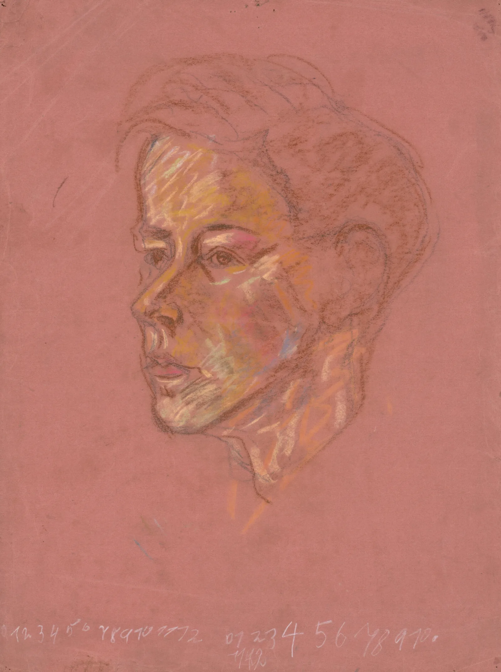 Boys Head Wall Art by Arnold Peter Weisz-Kubínčan - Canvas Print