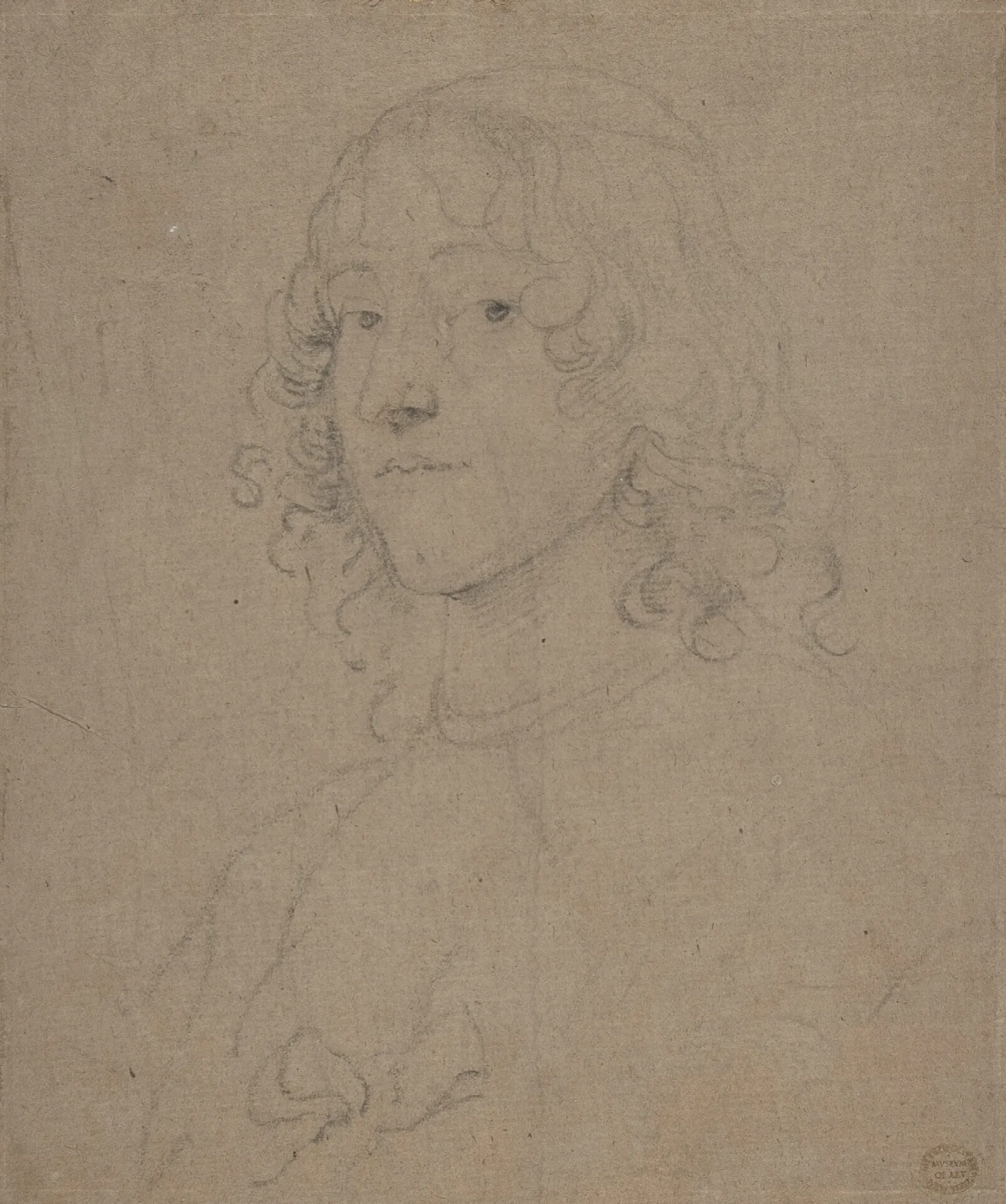 Portrait Study 3 Wall Art by Anthony van Dyck - Canvas Print