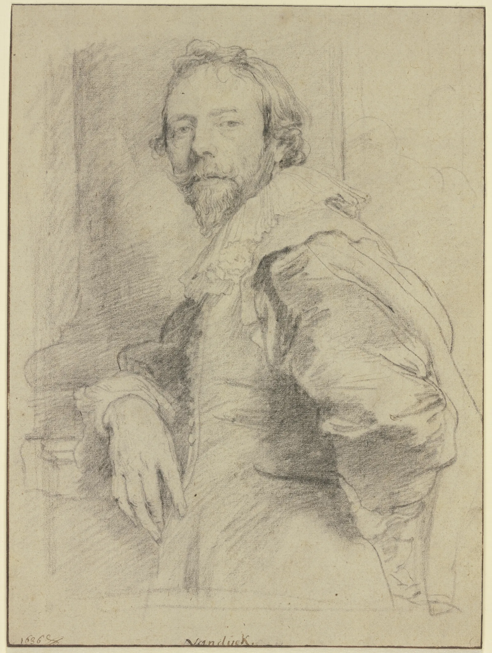 Portrait Of Adam De Coster Wall Art by Anthony van Dyck - Canvas Print