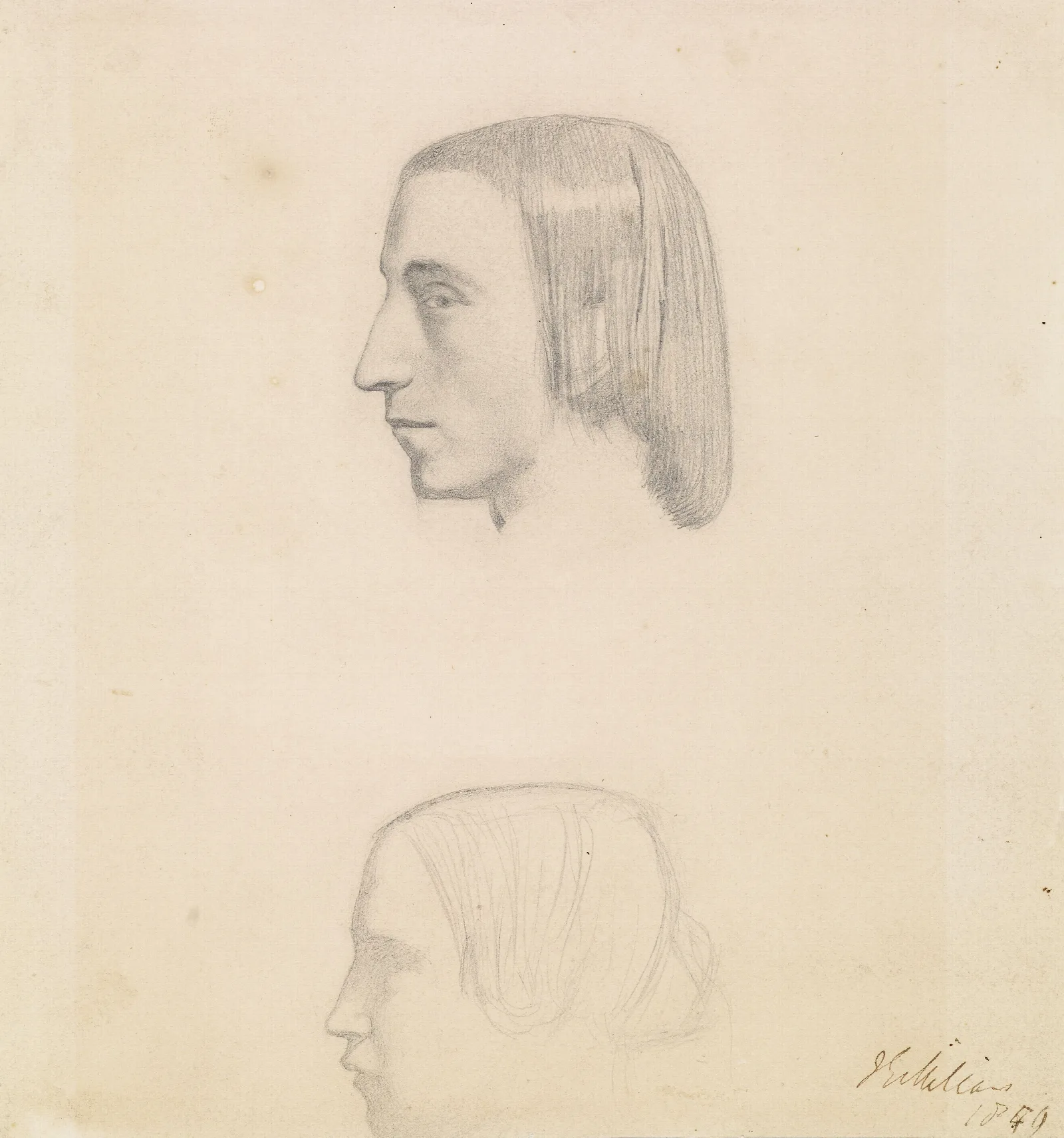 Isabella Head Study Of Servant Wall Art by Sir John Everett Millais - Canvas Print