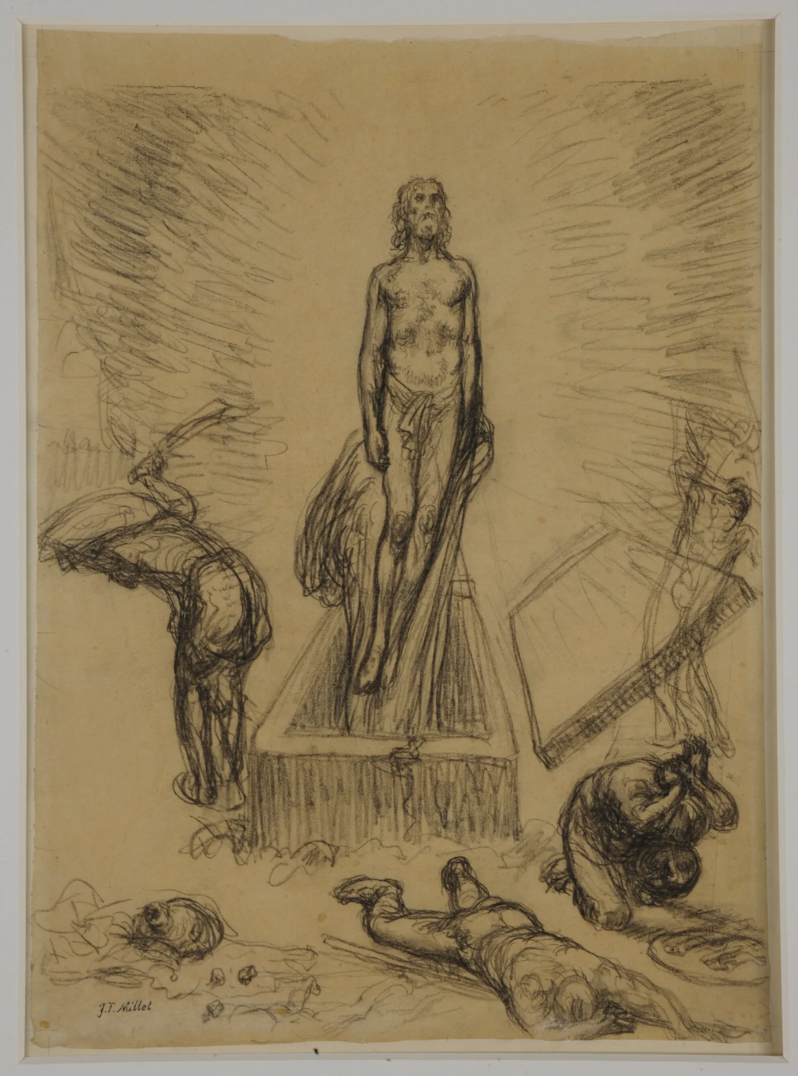 La Resurrection Wall Art by Jean-François Millet - Canvas Print