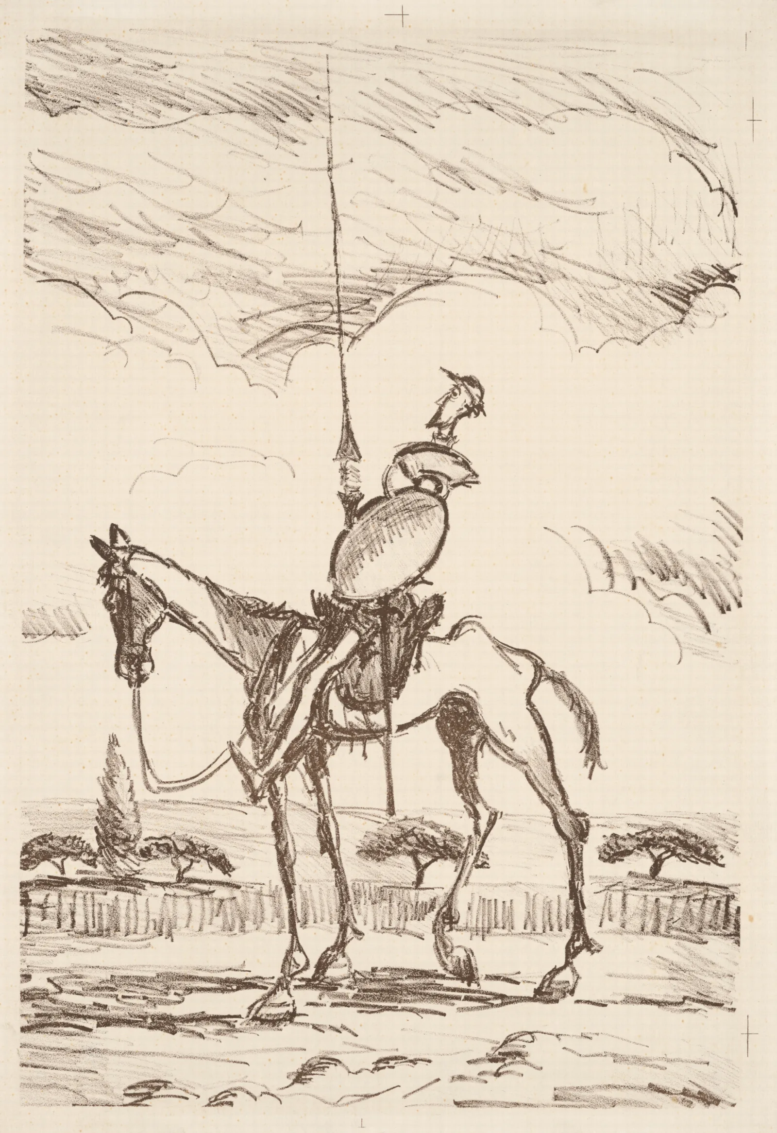 Don Quijote 2 Wall Art by Cyprián Majerník - Canvas Print