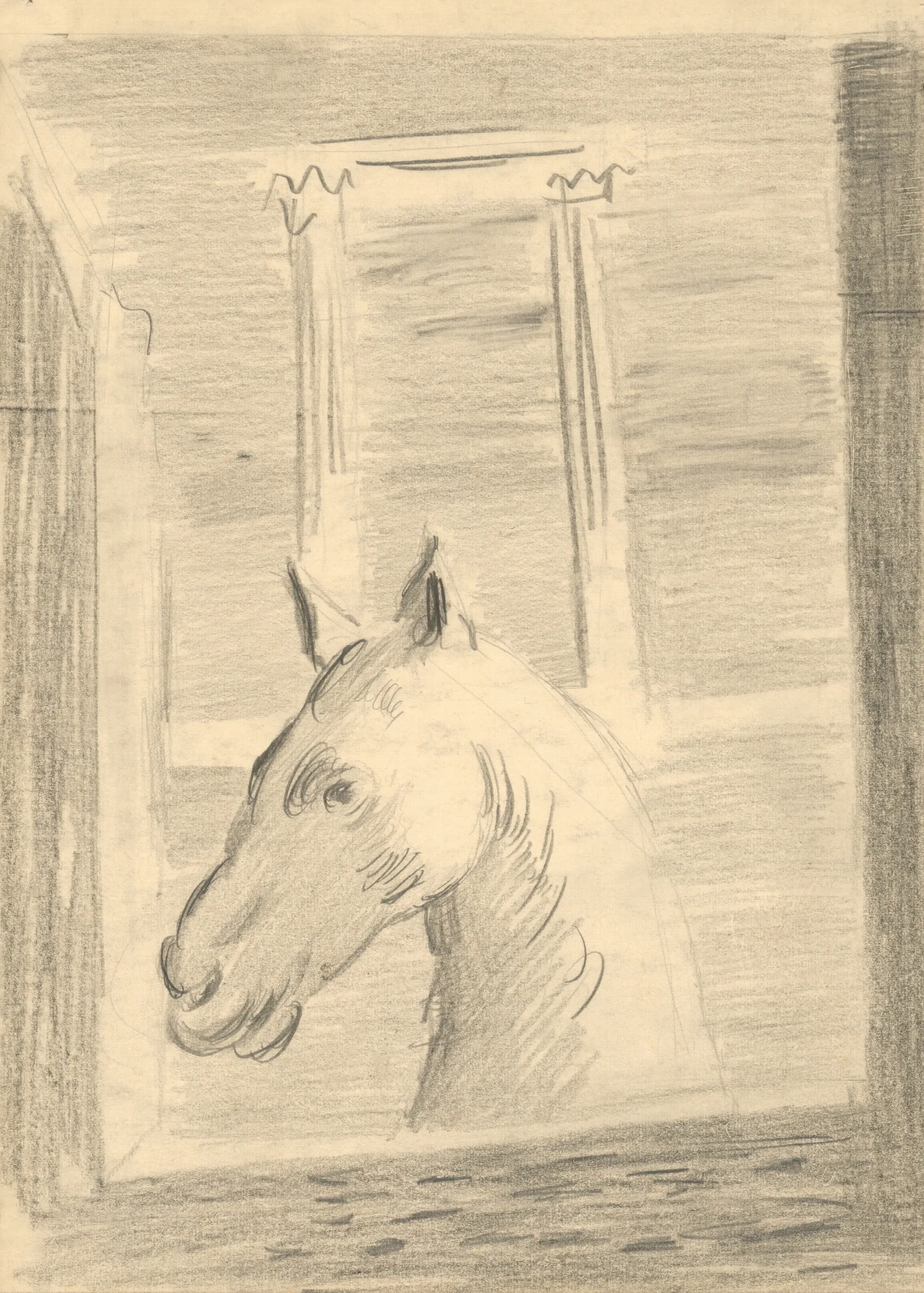 Horses Head Wall Art by Cyprián Majerník - Canvas Print