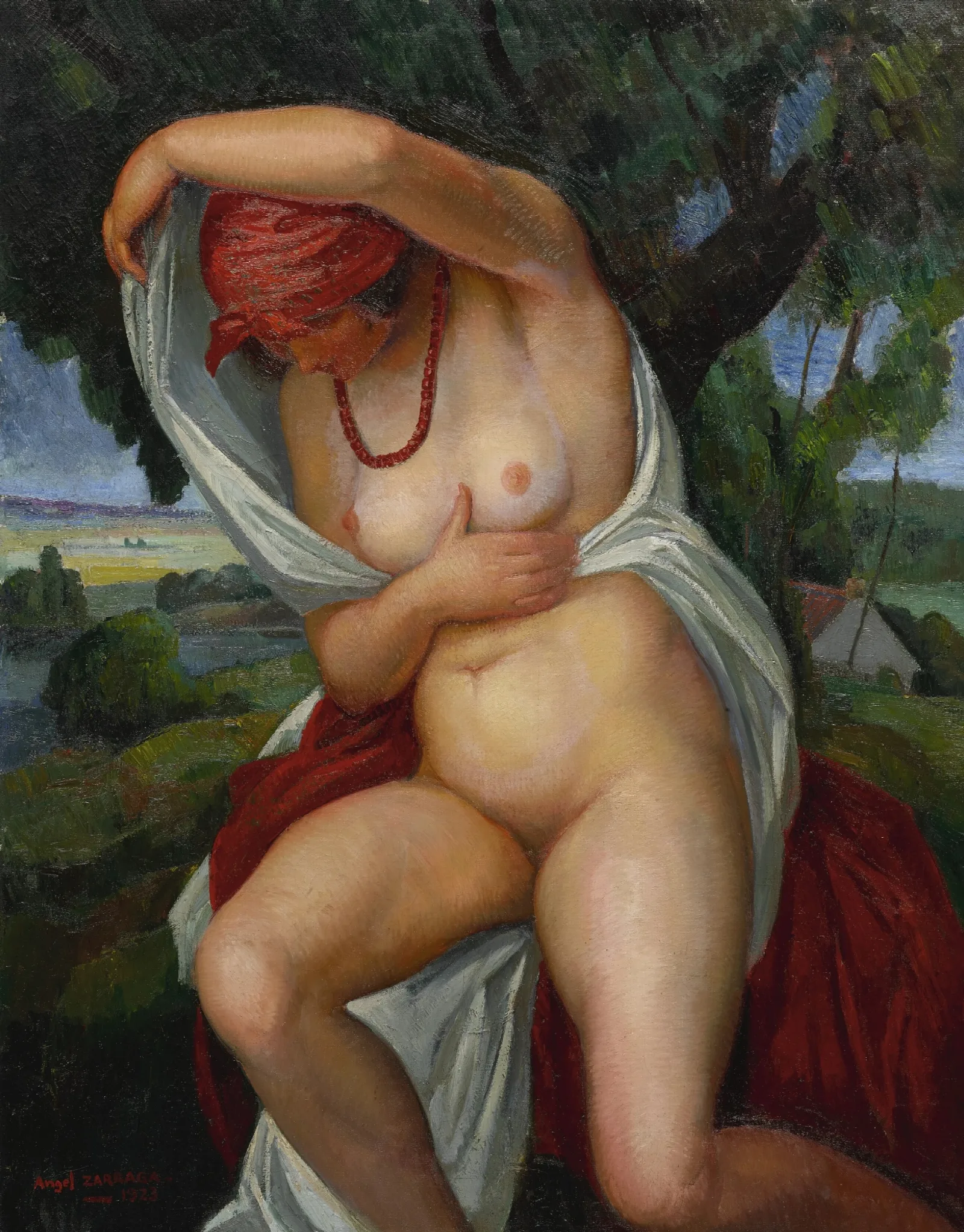 Lete 9 Wall Art by Ángel Zárraga - Canvas Print