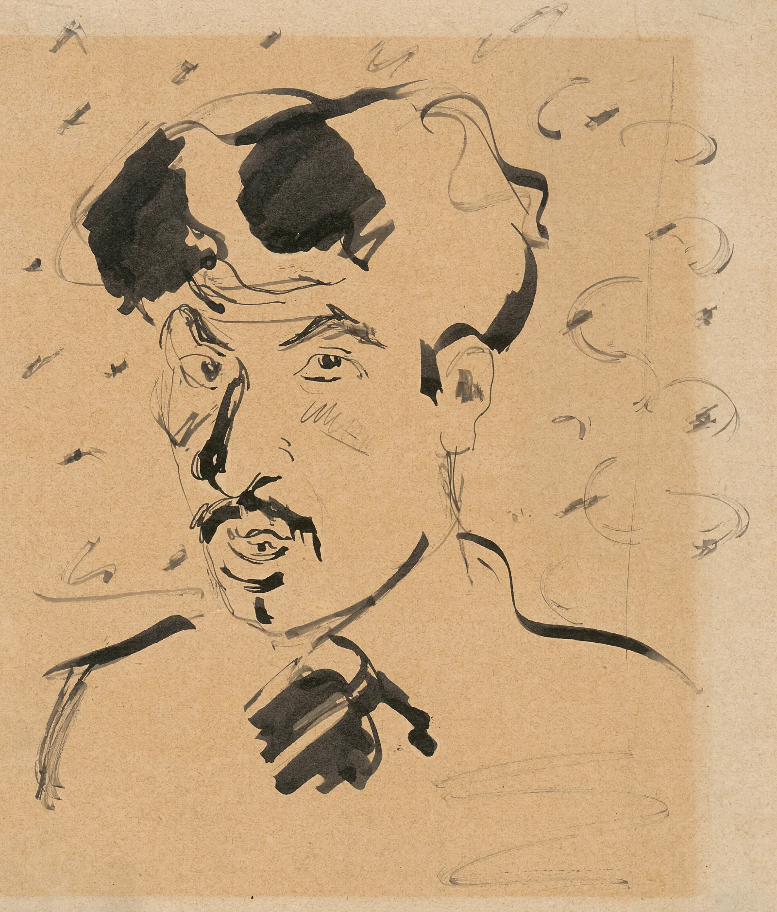 Self Portrait 370 Wall Art by Cyprián Majerník - Canvas Print