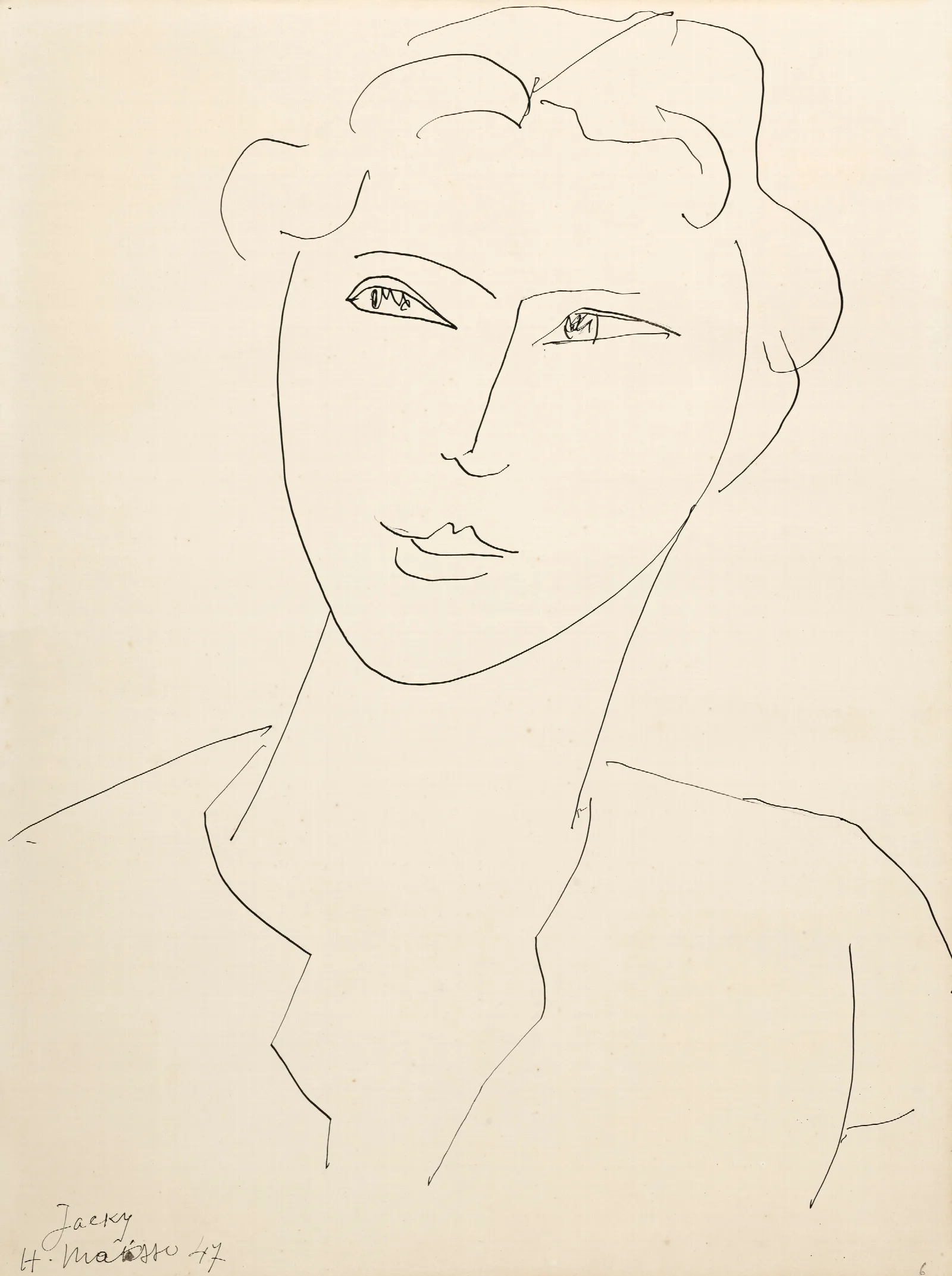 Jacky Wall Art by Henri Matisse - Canvas Print