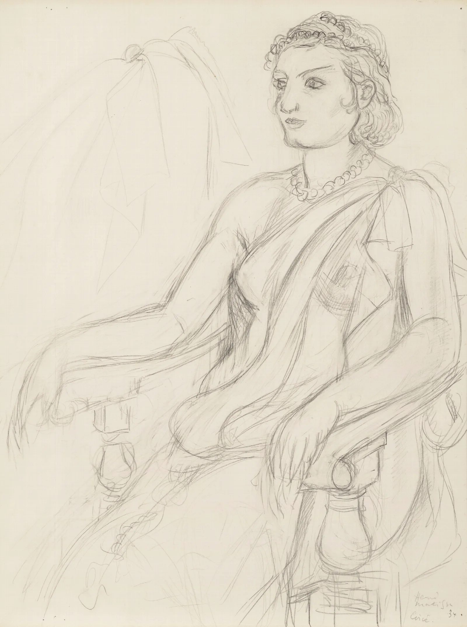 Circe 8 Wall Art by Henri Matisse - Canvas Print