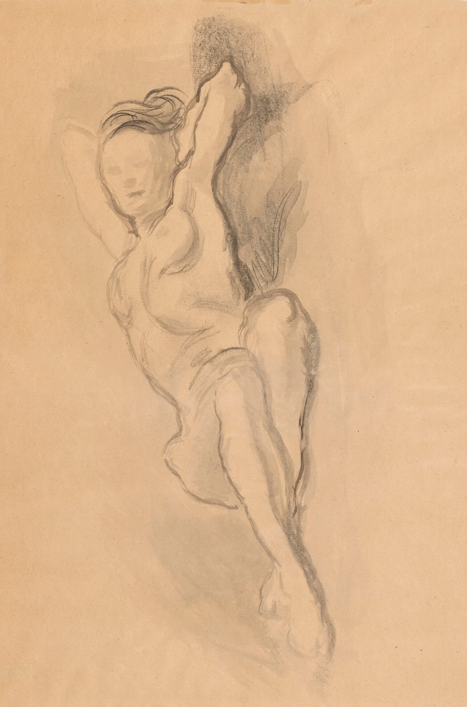 Lying Nude 4 Wall Art by Zygmunt Waliszewski - Canvas Print