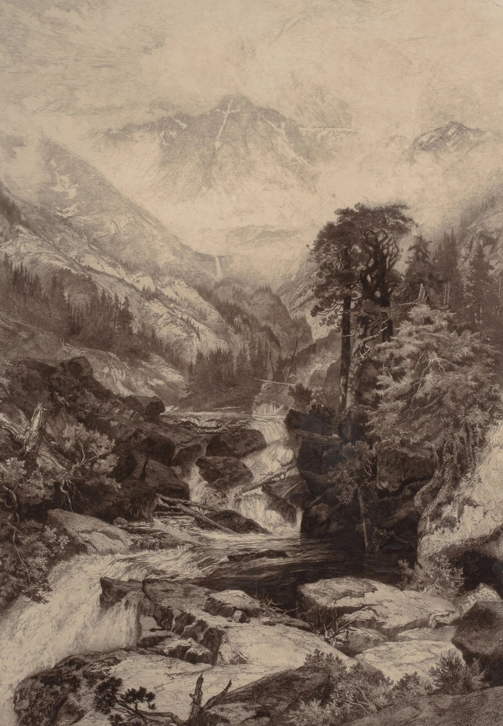Mountain Of The Holy Cross 2 Wall Art by Thomas Moran - Canvas Print