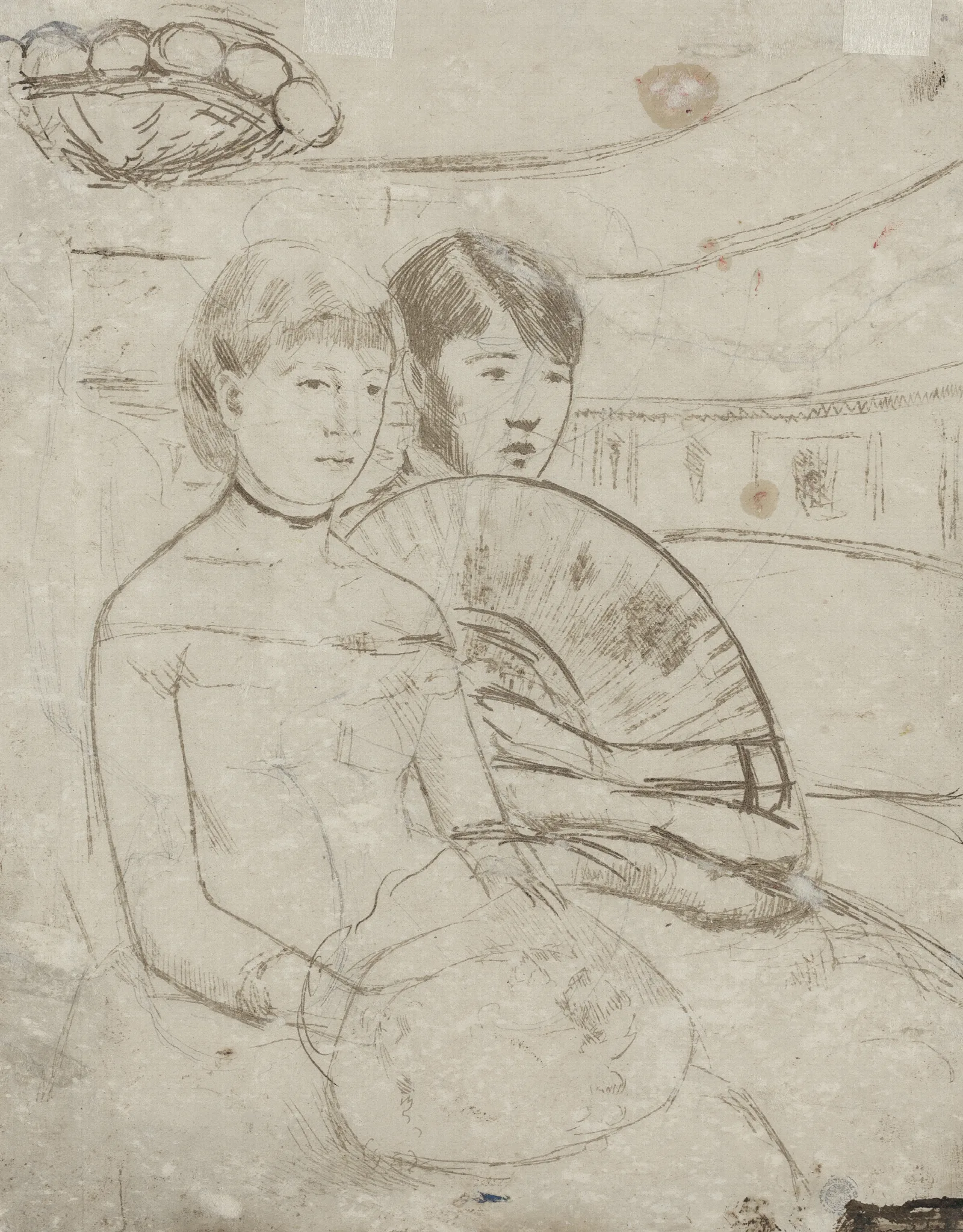 The Loge Verso Wall Art by Mary Cassatt - Canvas Print