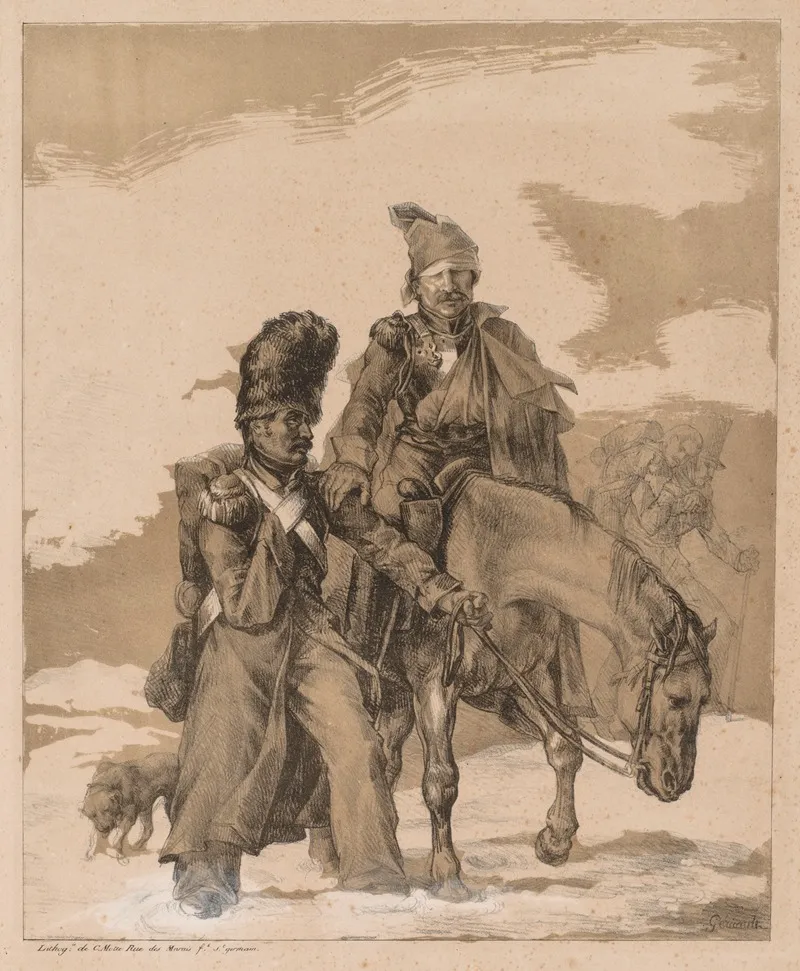 Return From Russia Wall Art by Théodore Géricault - Canvas Print