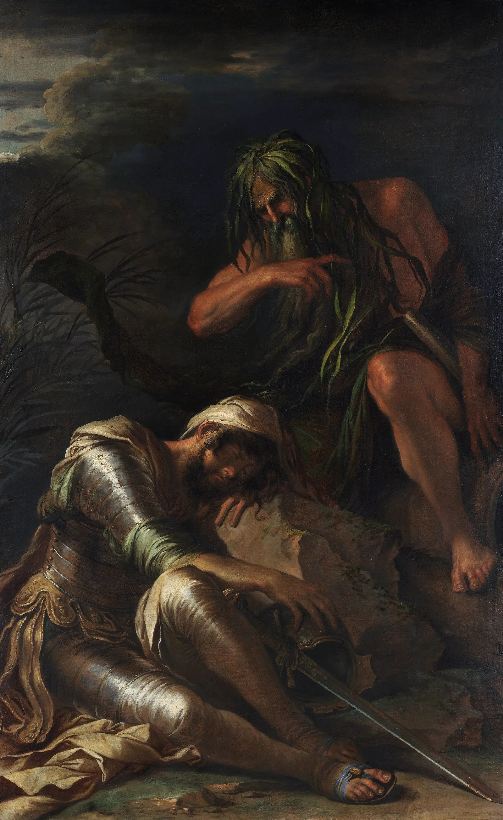 The Dream Of Aeneas 2 Wall Art by Salvator Rosa - Canvas Print