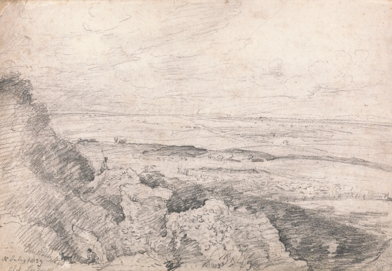 View From Old Sarum Wall Art by John Constable - Canvas Print