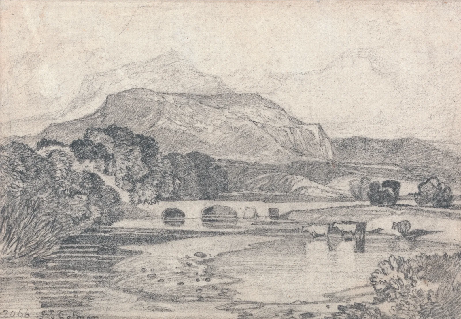 Tan Y Bwlch North Wales Wall Art by John Sell Cotman - Canvas Print
