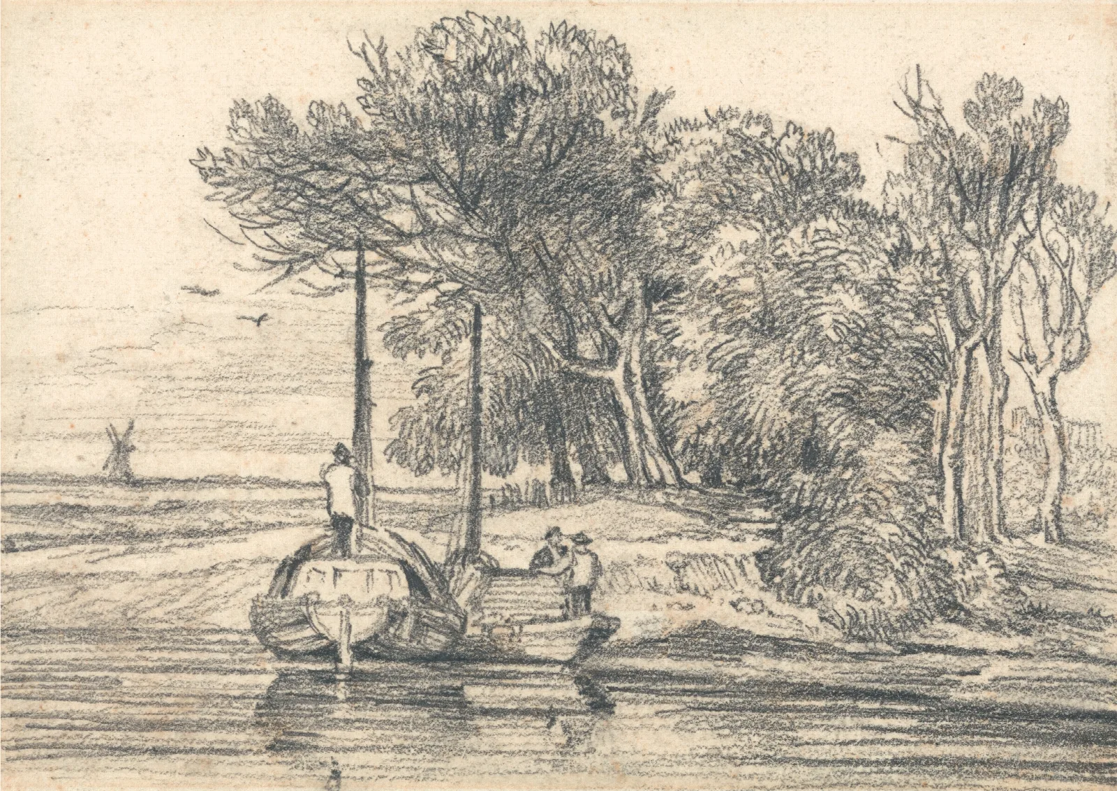 The Norfolk Broads Wall Art by John Sell Cotman - Canvas Print