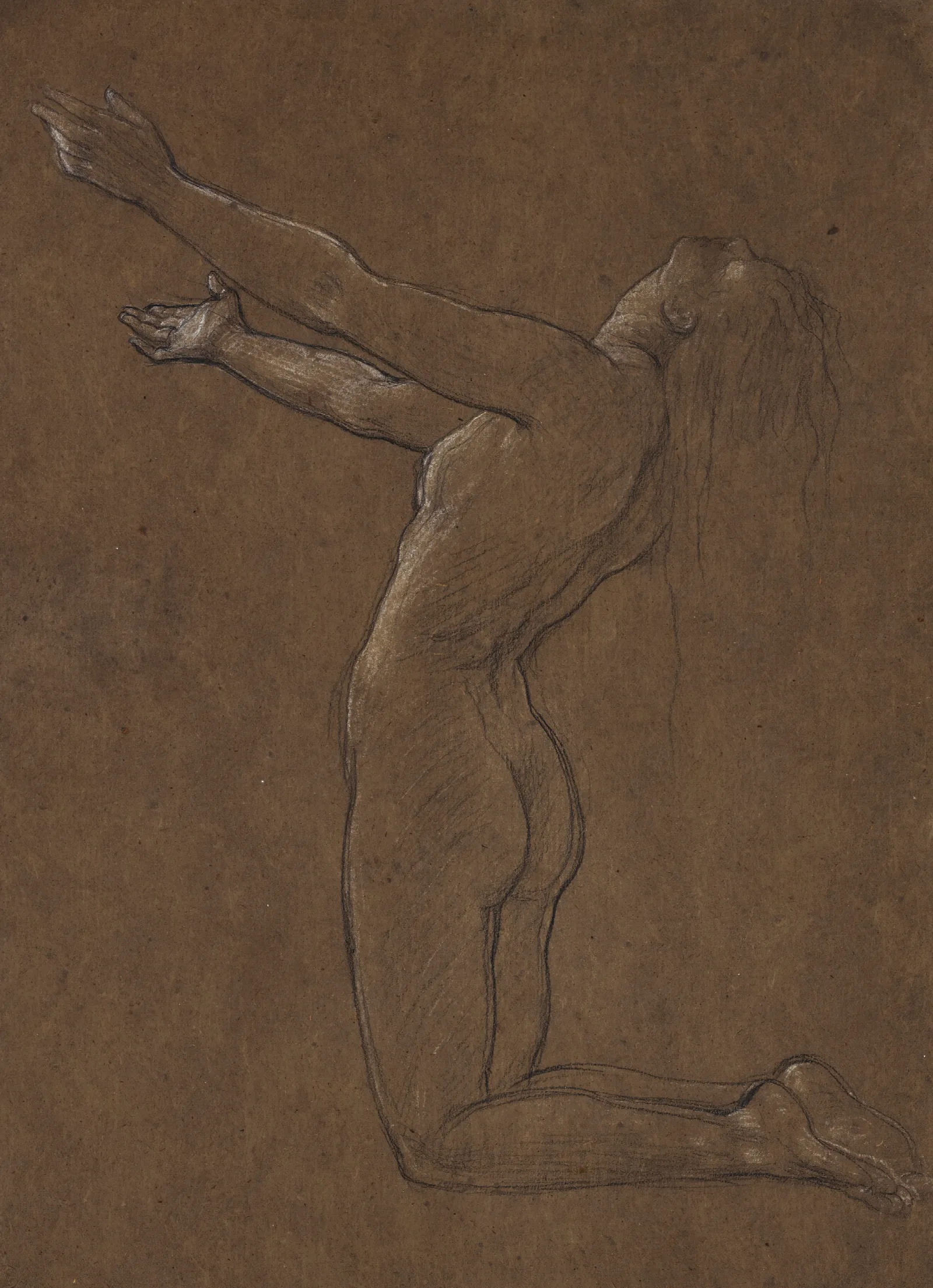 Study For Clytie Wall Art by Frederic Leighton - Canvas Print