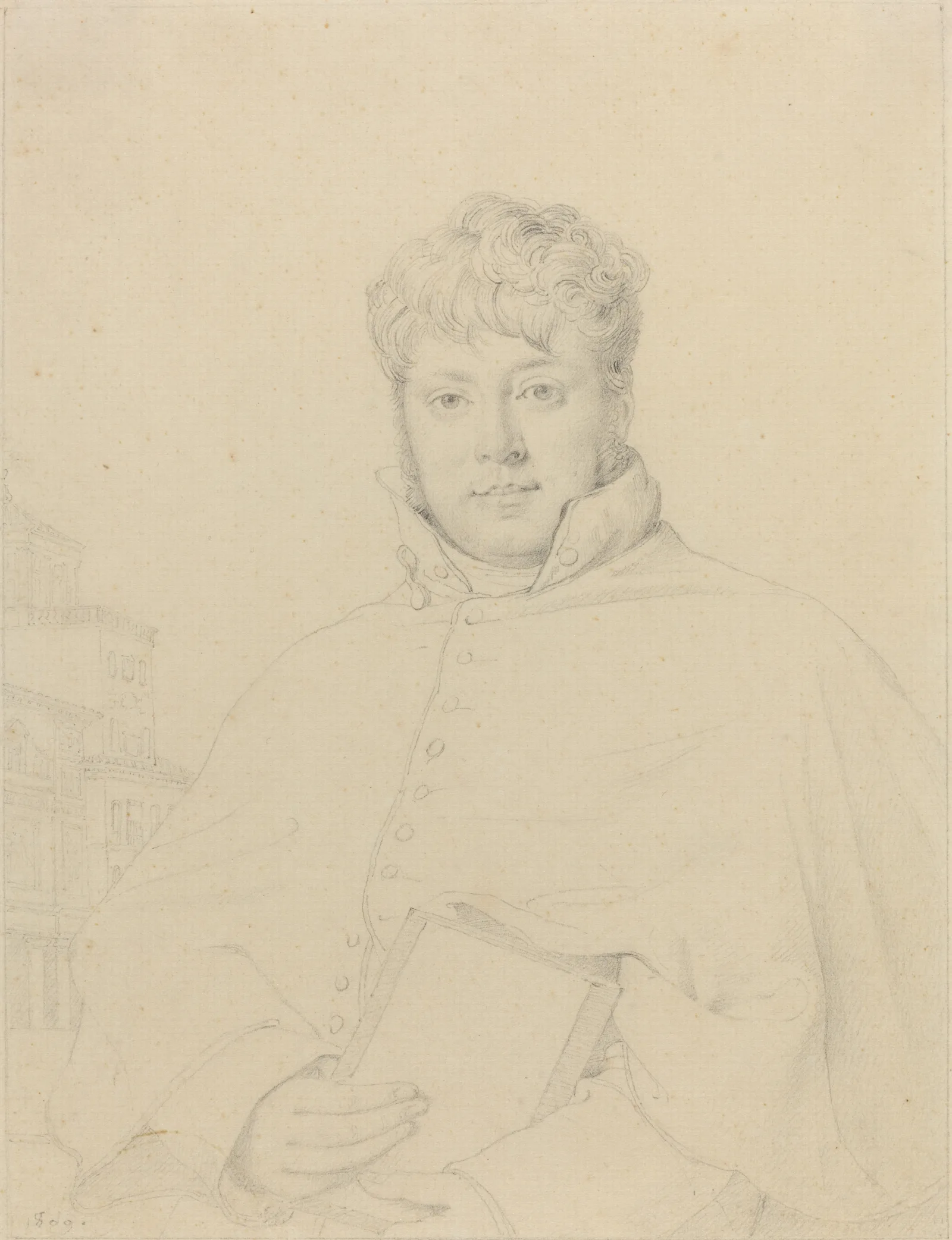 Auguste Jean Marie Guenepin Ii Wall Art by Jean Auguste Dominique Ingres - Canvas Print