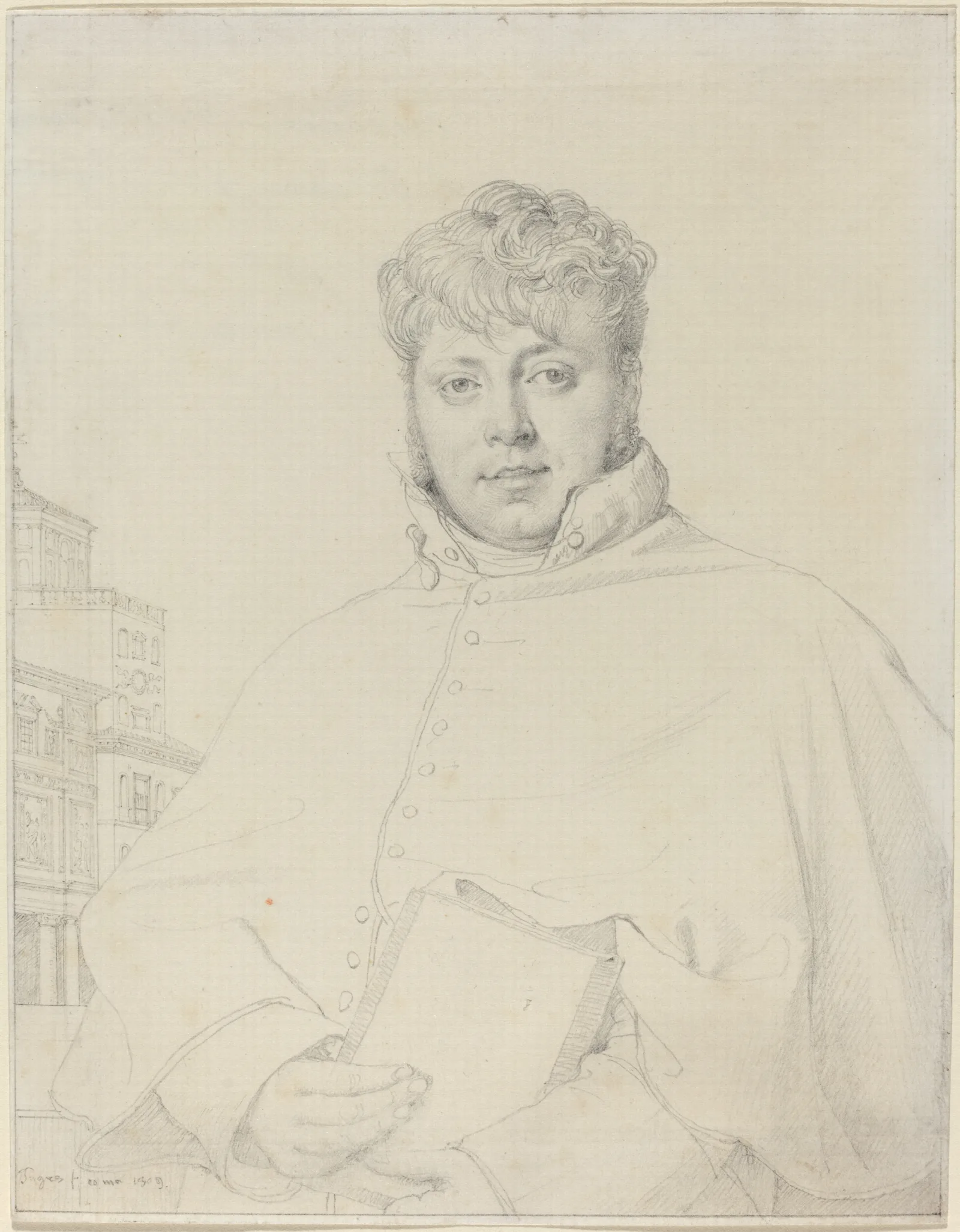 Auguste Jean Marie Guenepin Wall Art by Jean Auguste Dominique Ingres - Canvas Print