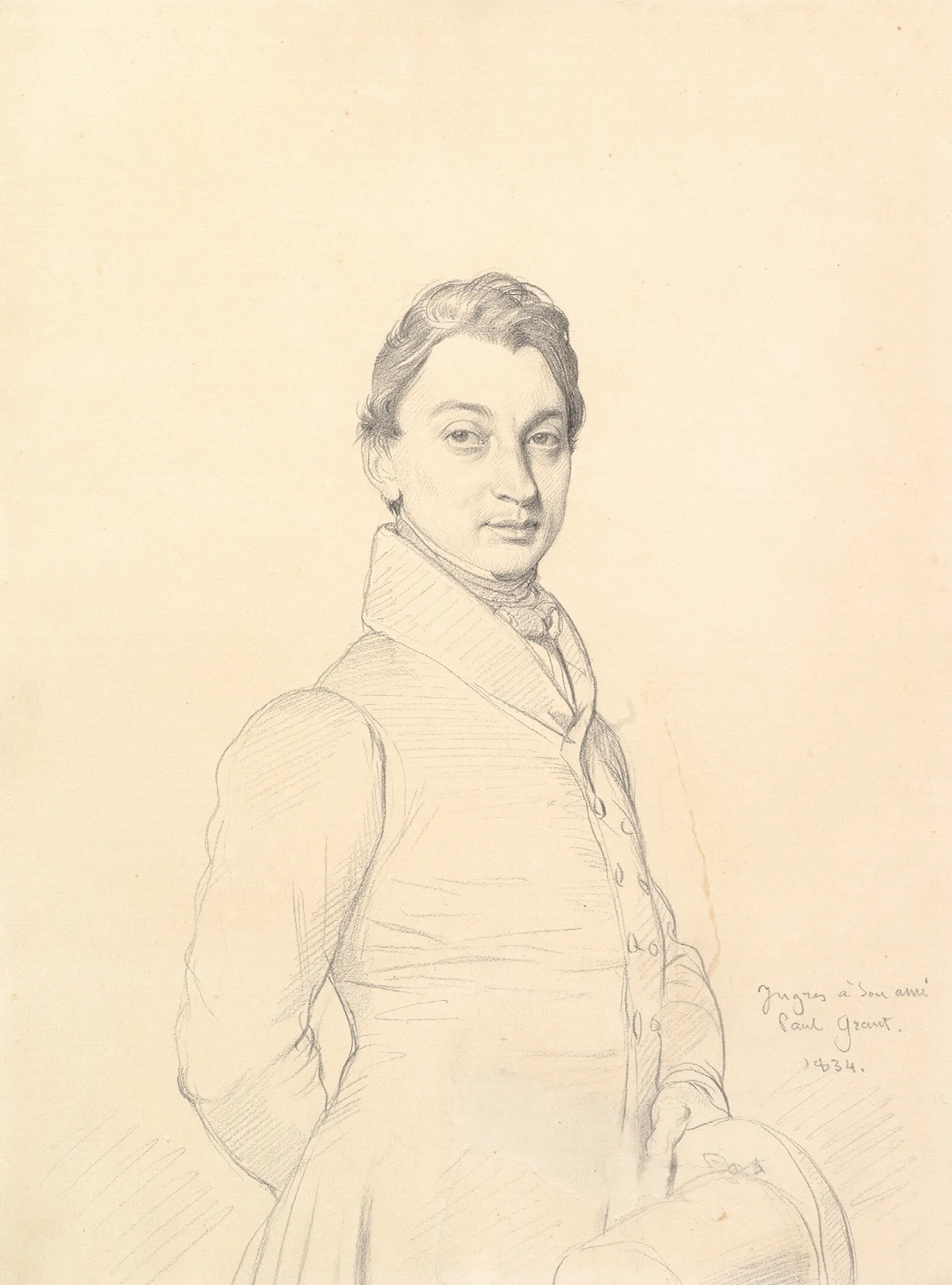 The Lawyer Paul Grand Wall Art by Jean Auguste Dominique Ingres - Canvas Print