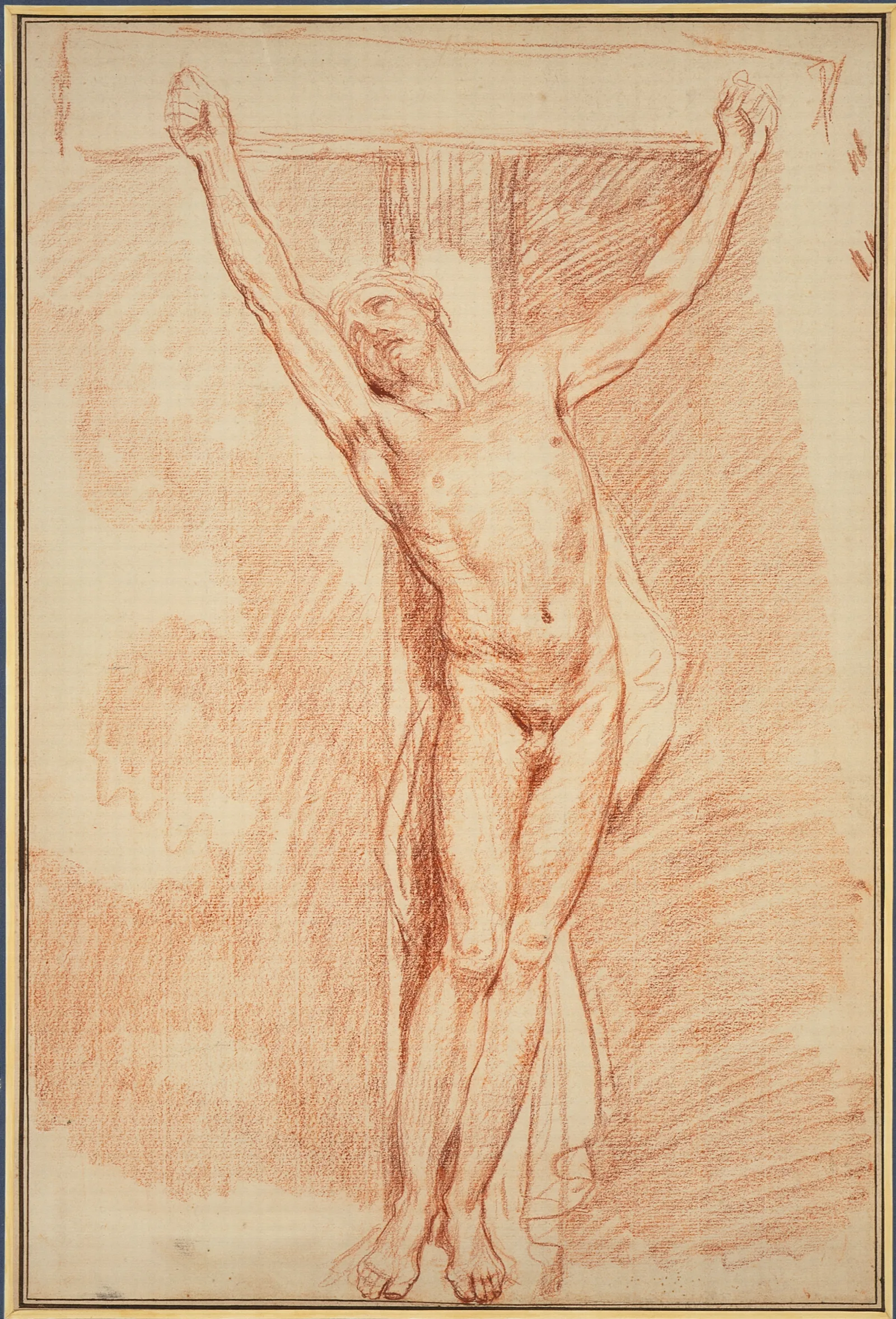 Christ Crucified 2 Wall Art by Jean-Baptiste Greuze - Canvas Print