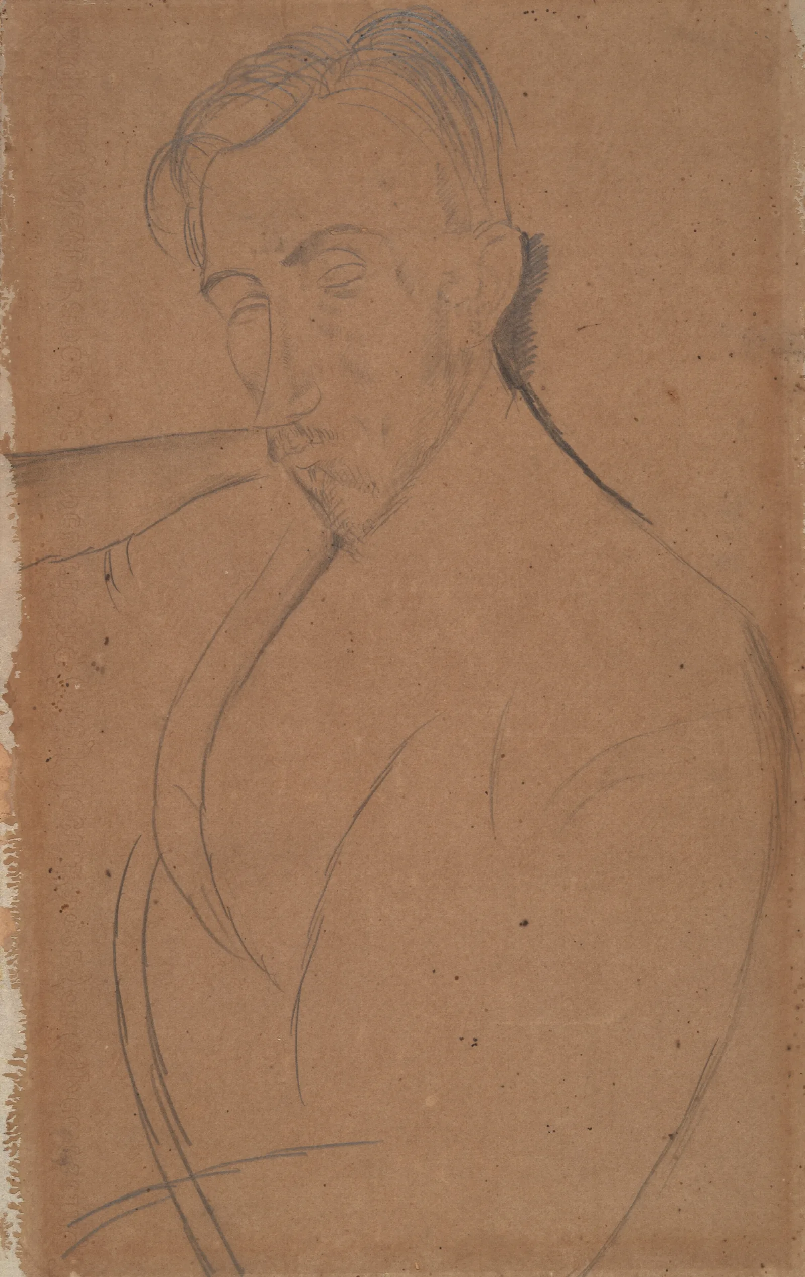 Portrait Of Donato Frisia Wall Art by Amedeo Modigliani - Canvas Print