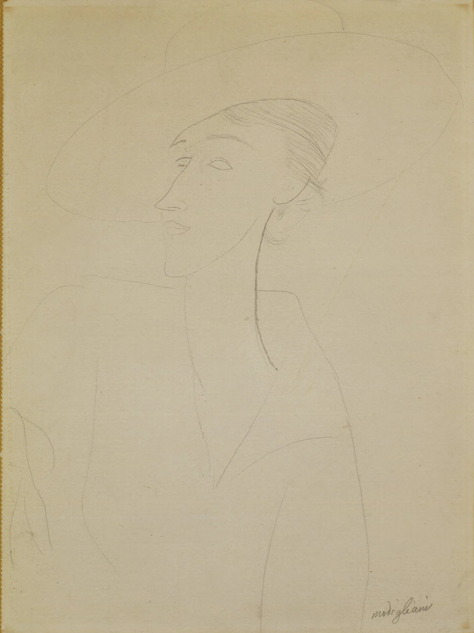 Portrait Of Madame Zborowska by Amedeo Modigliani (1921) Wall Art by Amedeo Modigliani - Canvas Print