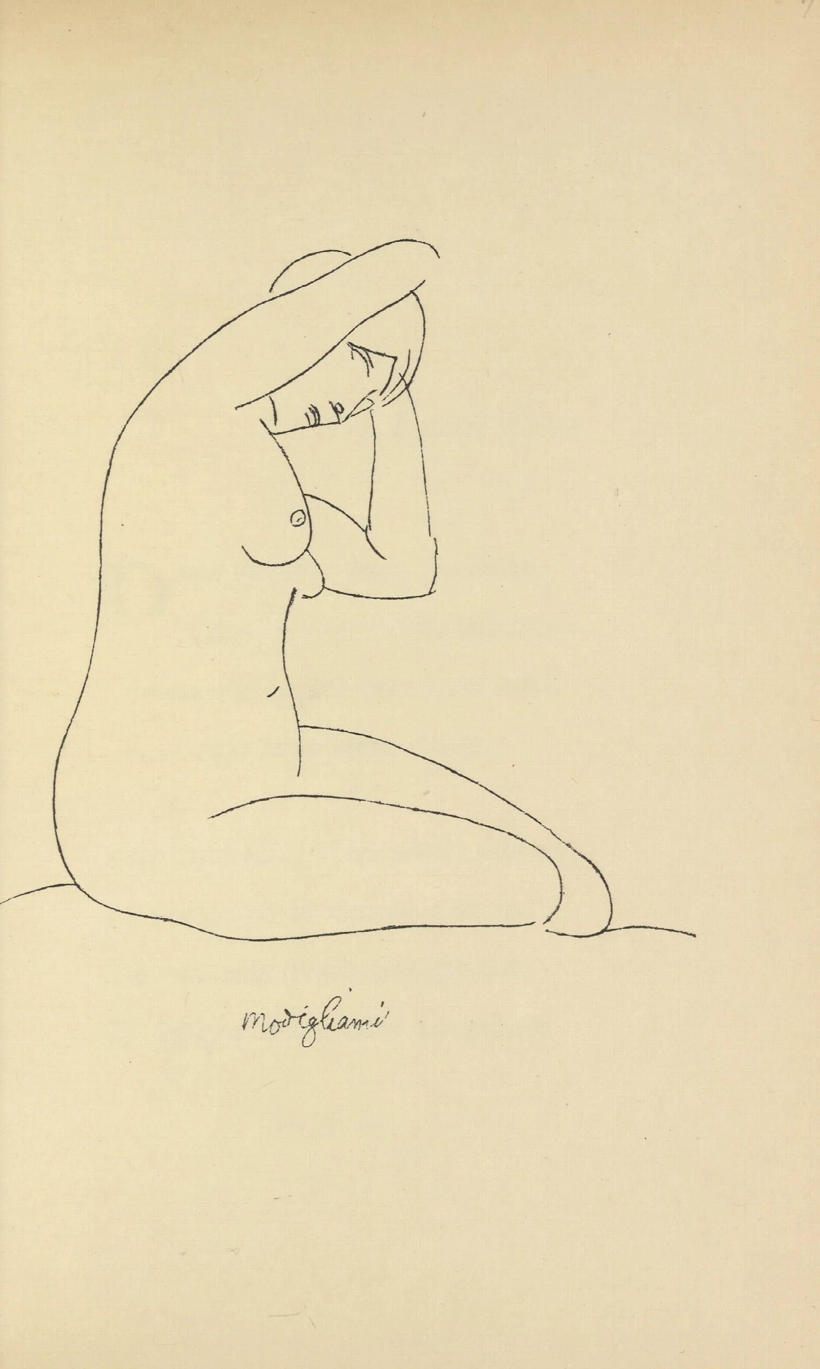 Les Nymphes 1 Wall Art by Amedeo Modigliani - Canvas Print