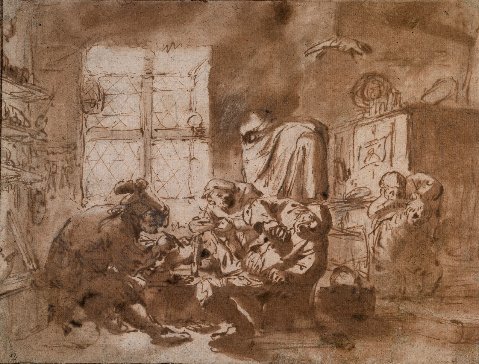 The Leg Operation Wall Art by Adriaen van Ostade - Canvas Print
