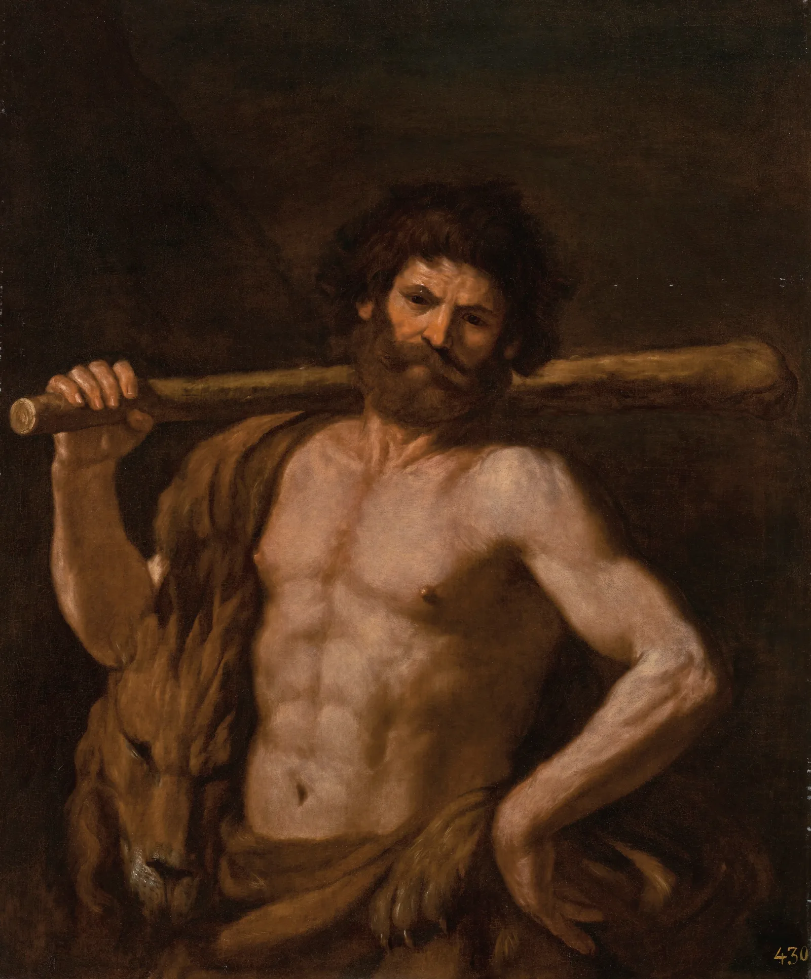 Hercules Slaying The Hydra Wall Art by Guercino - Canvas Print