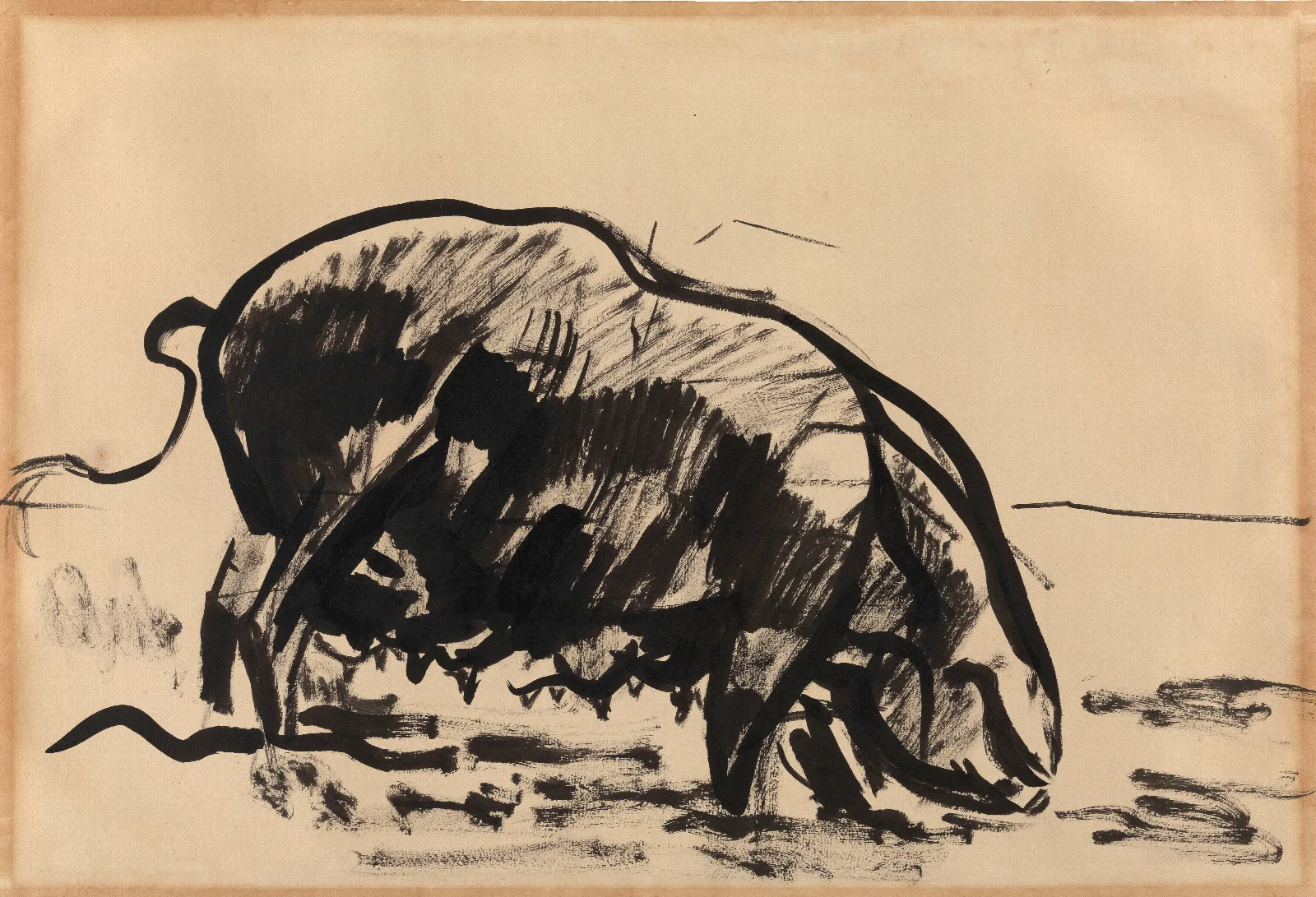 The Sow Wall Art by Rik Wouters - Canvas Print