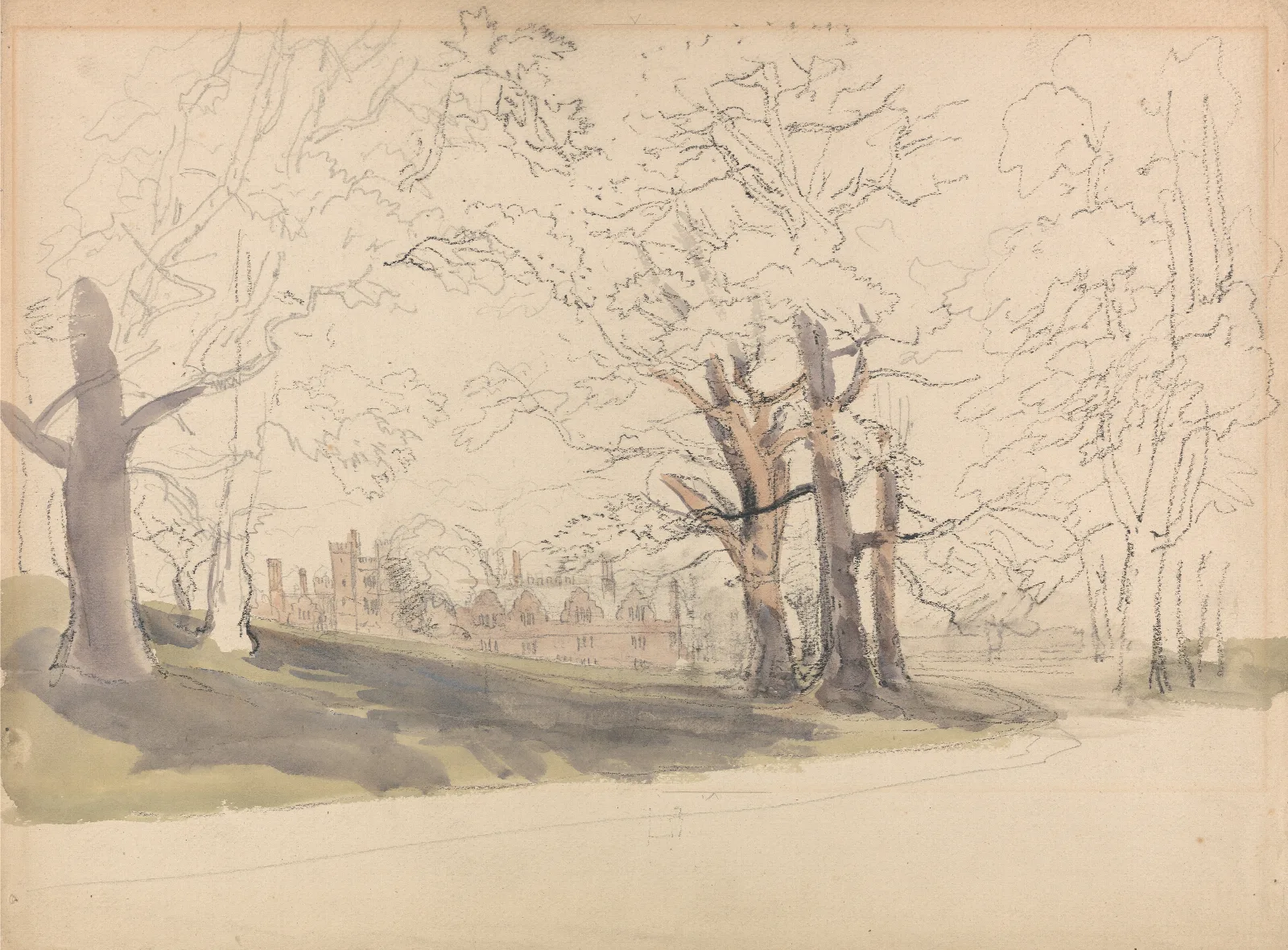 Knole Kent Wall Art by David Cox - Canvas Print