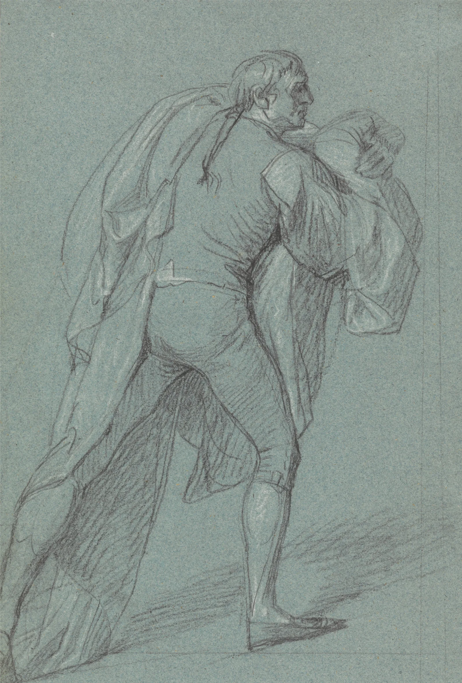 Figure Study For The Painting Of The Victory Of Lord Duncan Study For Sailor Bearing The Dutch Flag Wall Art by John Singleton Copley - Canvas Print