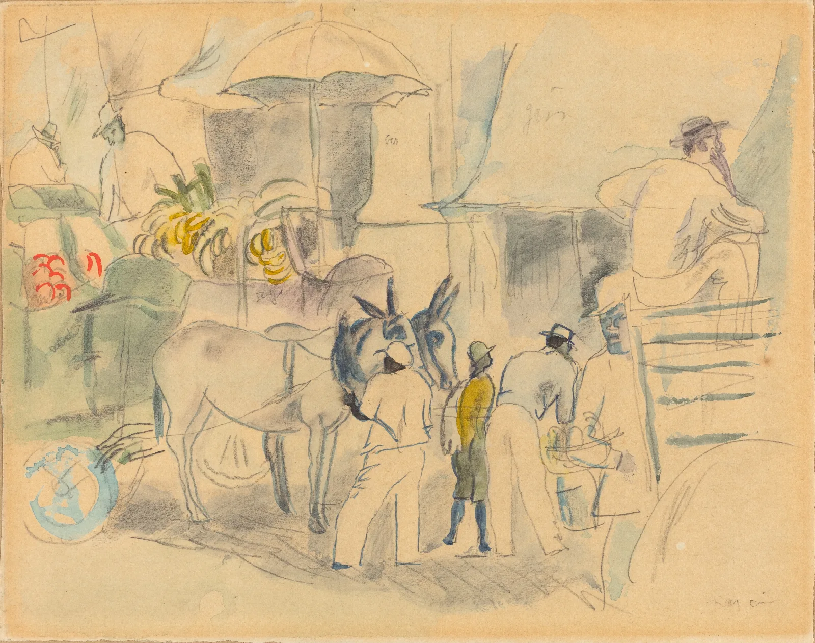Havana Wall Art by Jules Pascin - Canvas Print