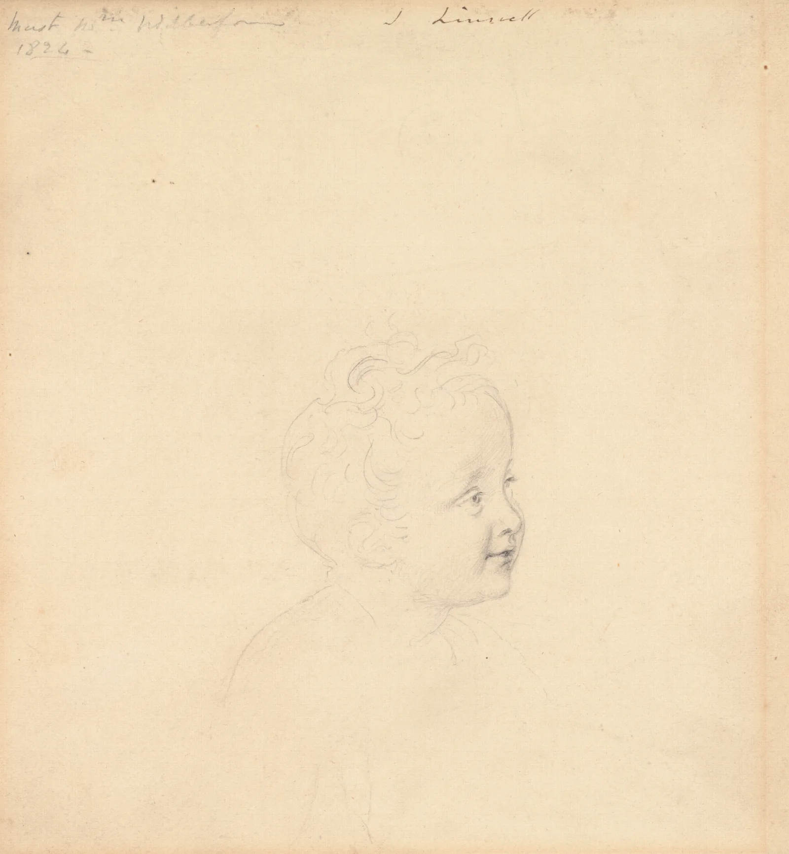 Study For Master William Wilberforce Wall Art by John Linnell - Canvas Print