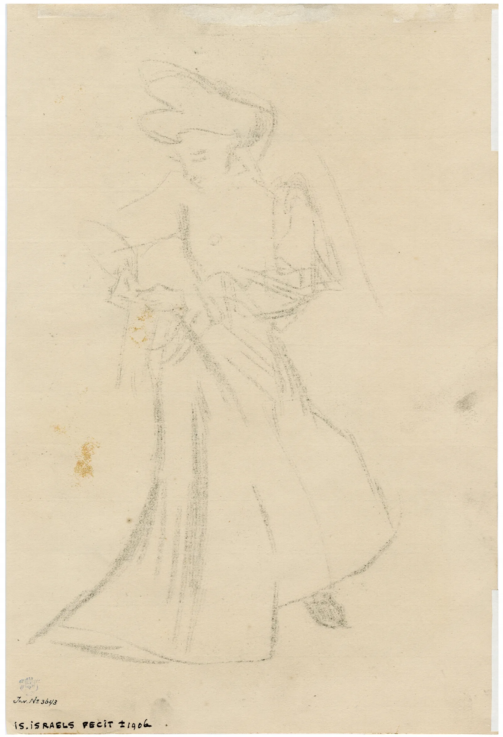 Vrouw Bezig Met Kleding Wall Art by Isaac Israëls - Canvas Print