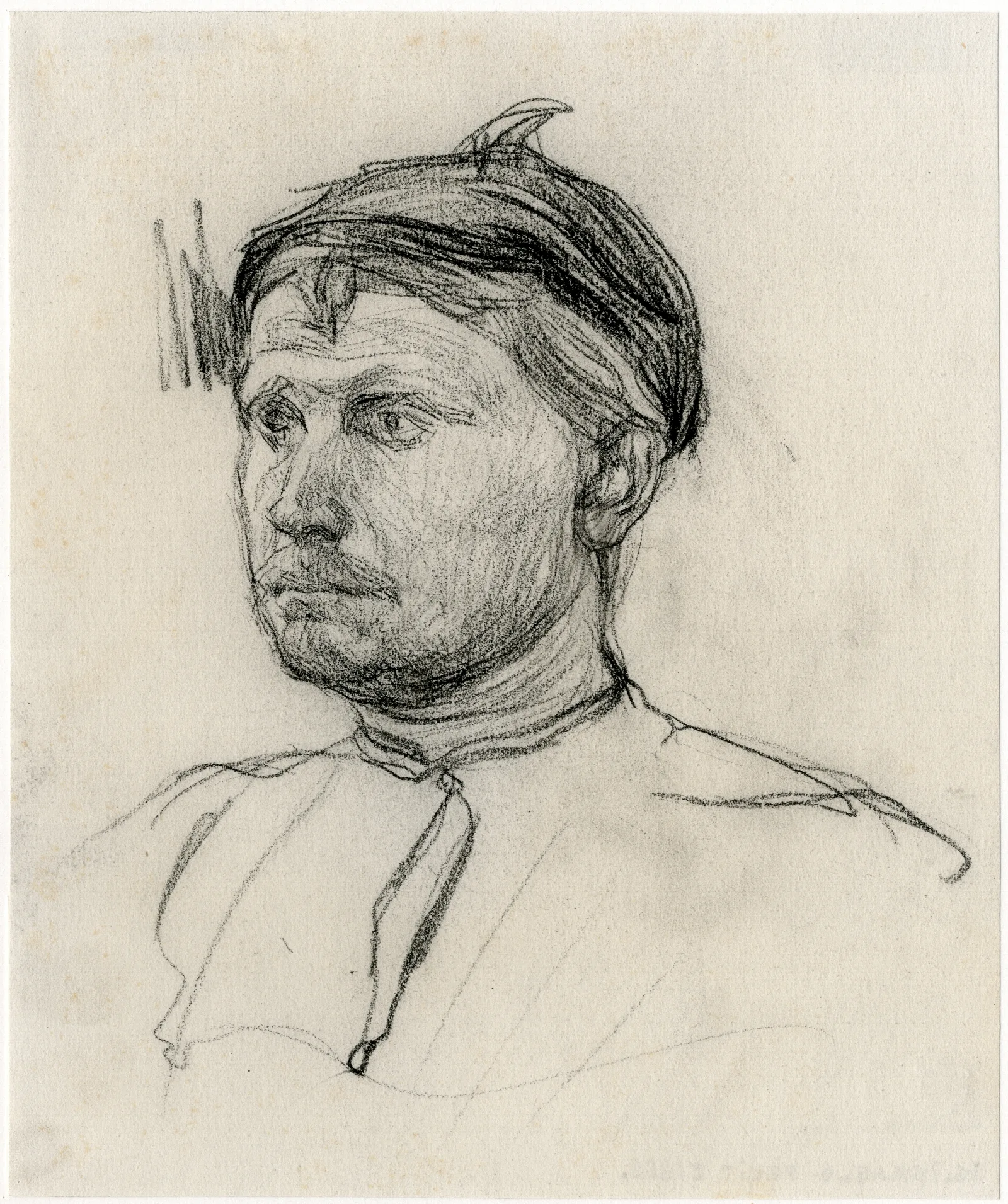 Hoofd Van Een Man Portret Wall Art by Isaac Israëls - Canvas Print