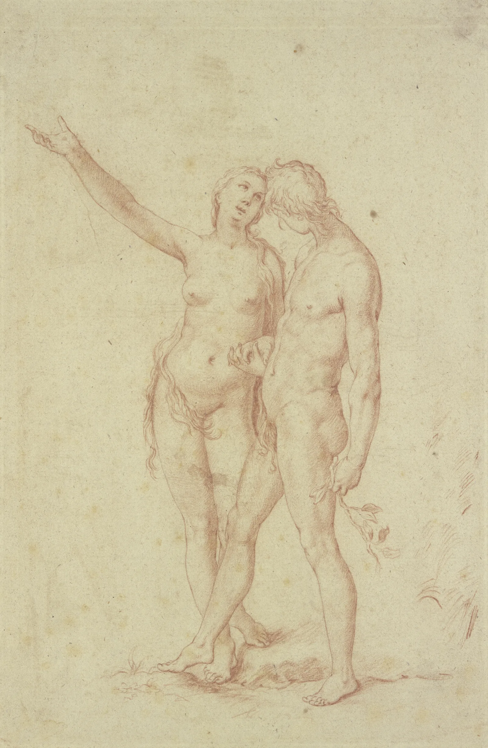 Adam And Eve 38 Wall Art by Abraham Bloemaert - Canvas Print