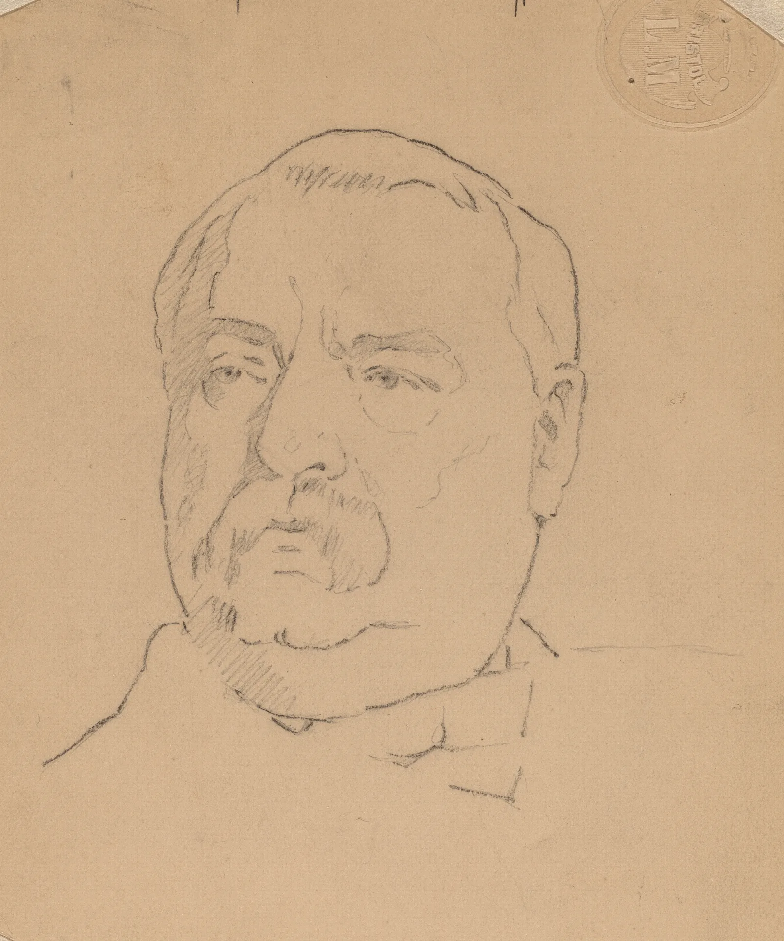 Grover Cleveland Recto Wall Art by Eastman Johnson - Canvas Print