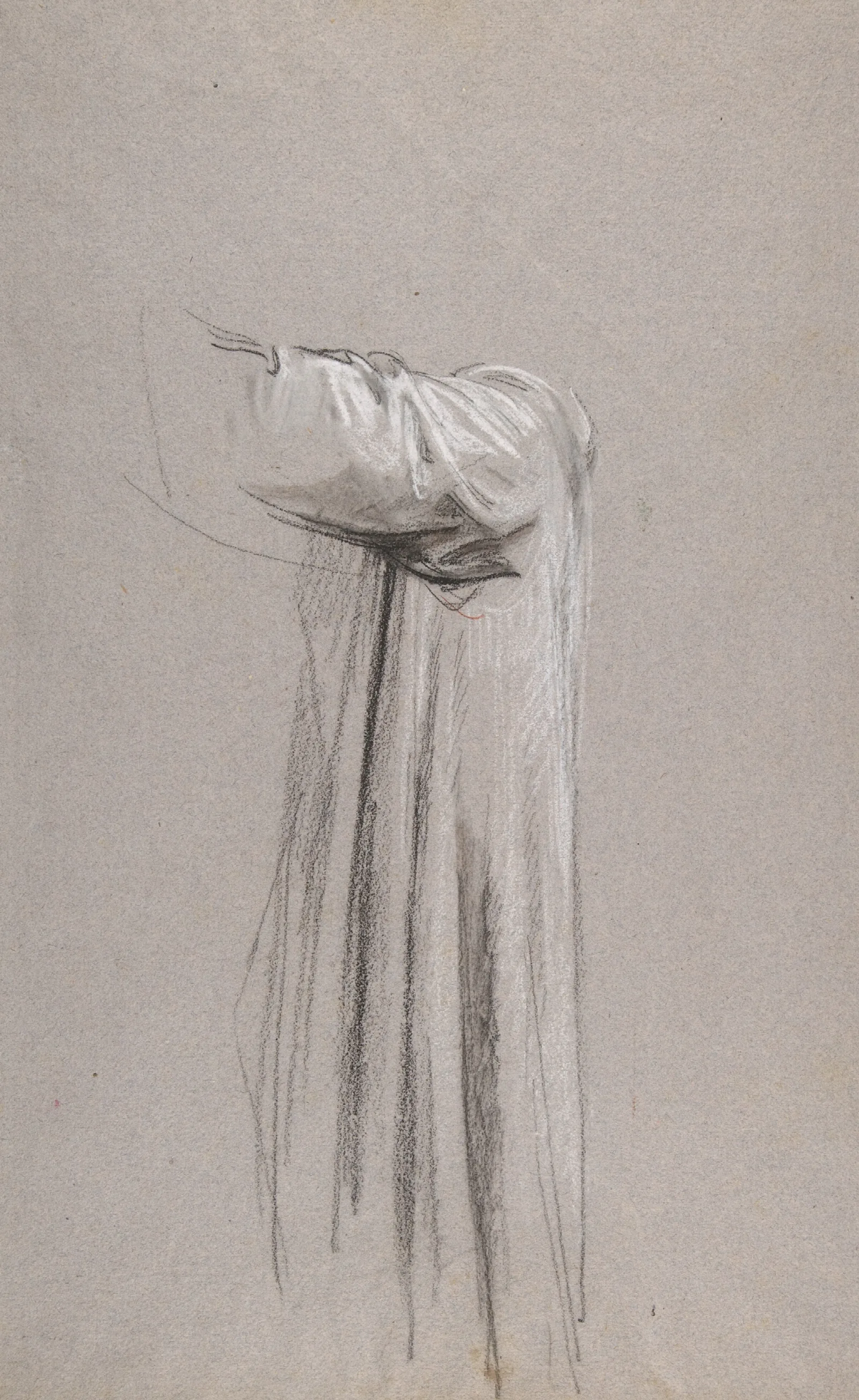 Drapery Study For A Monk Wall Art by Isidore Pils - Canvas Print