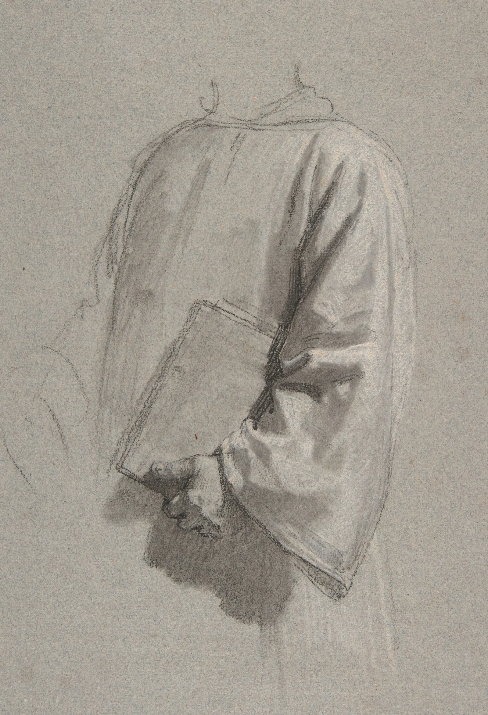 Drapery Study For A Cleric 3 Wall Art by Isidore Pils - Canvas Print