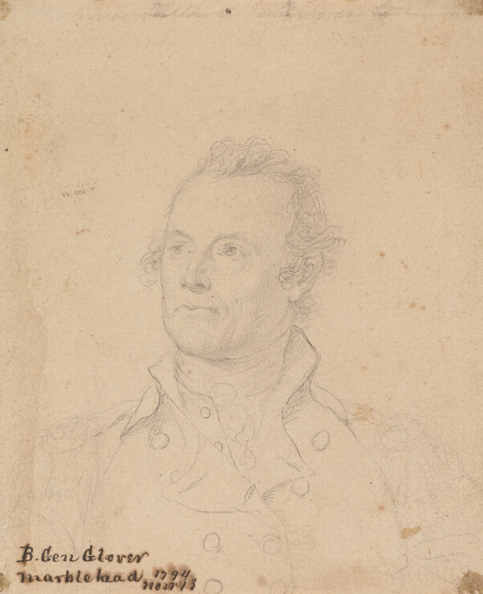 Brigadier General John Glover Wall Art by John Trumbull - Canvas Print