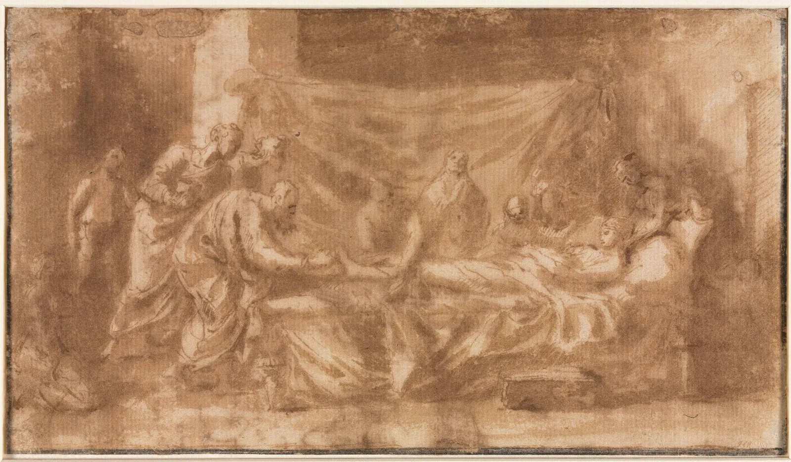Extreme Unction Wall Art by Nicolas Poussin - Canvas Print