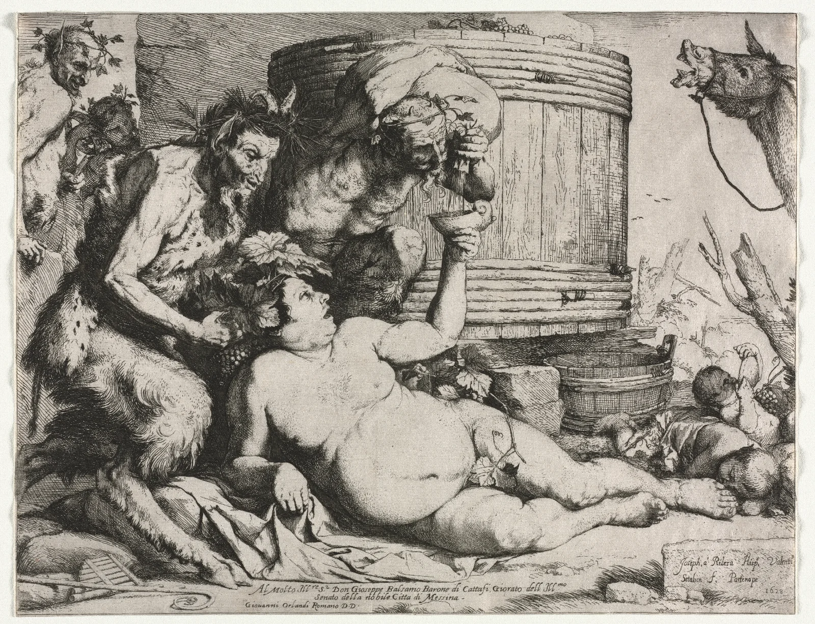 Silenus 2 Wall Art by Jusepe de Ribera - Canvas Print